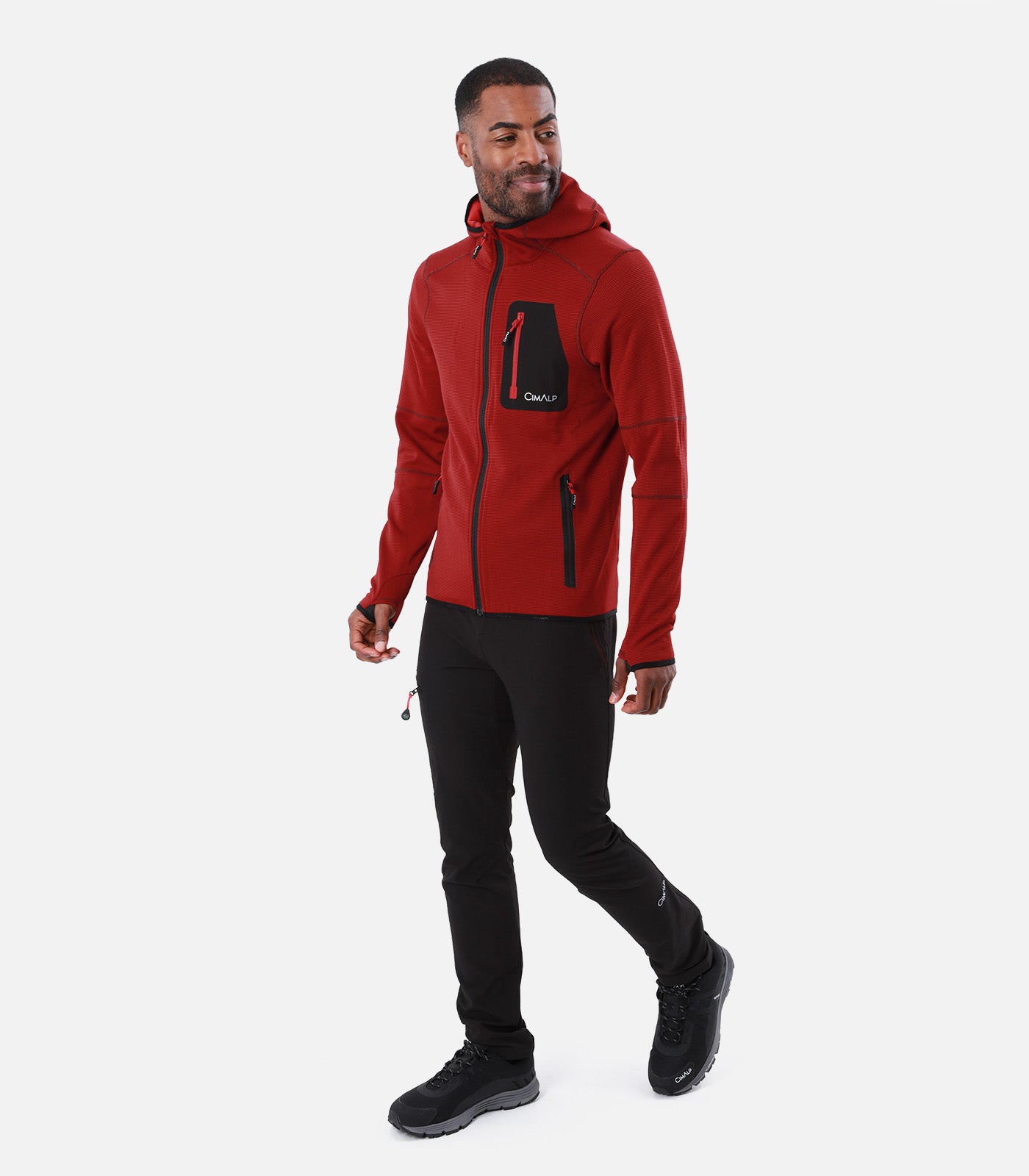 cimalp-jorasse-2-h-polaire-homme-rouge-chaude image 3