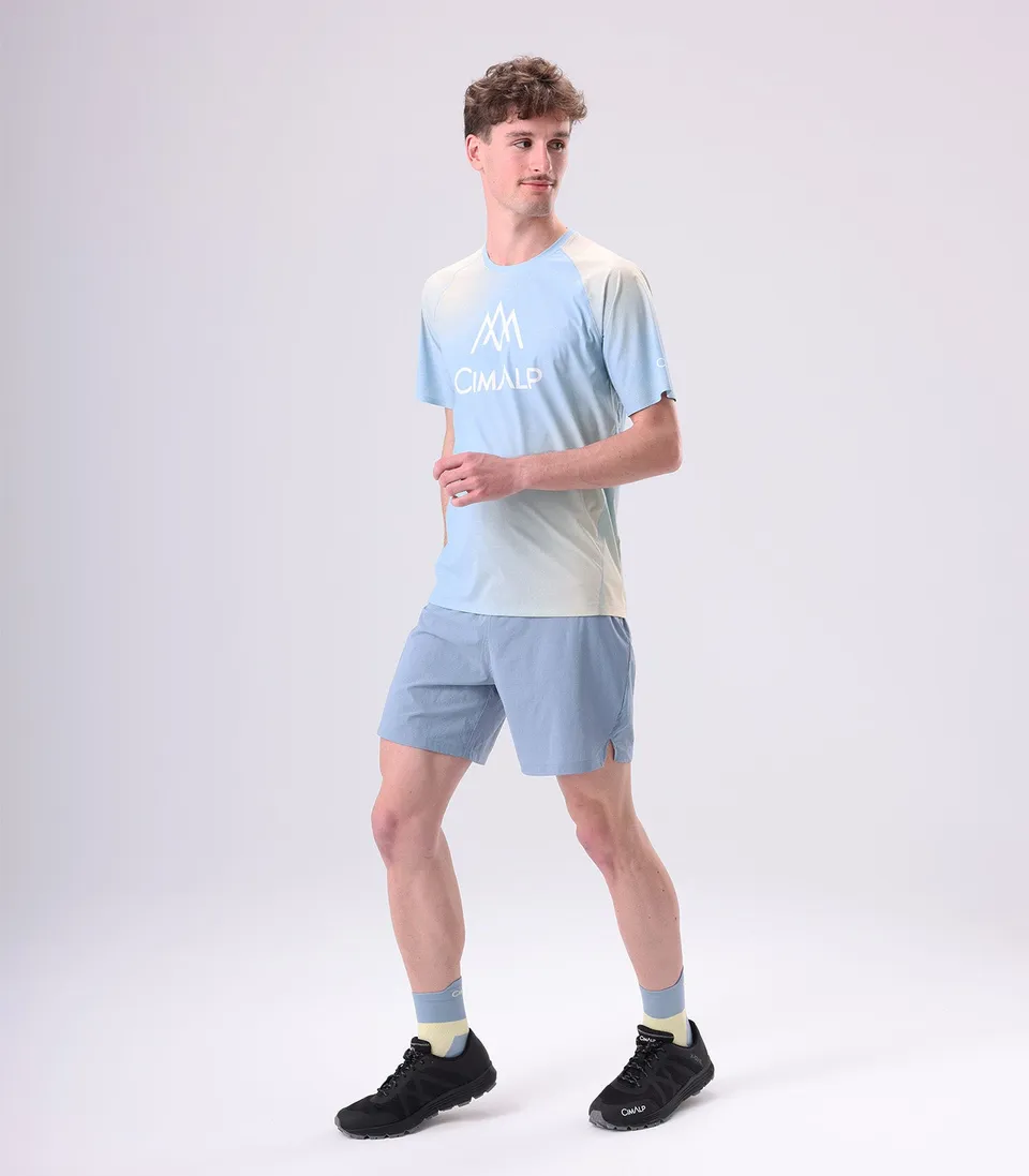 cimalp-team-4-h-t-shirt-trail-homme-bleu-gris-respirant image 1