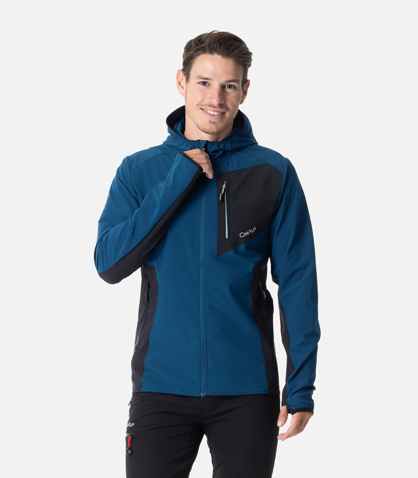 cimalp-cedero-3-h-veste-softshell-homme-kaki-coupe-vent image 7