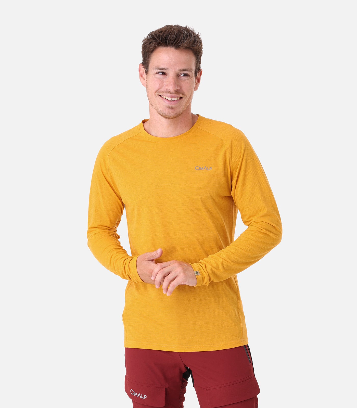 cimalp-charvin-3-h-t-shirt-randonn-e-rouge-homme image 7