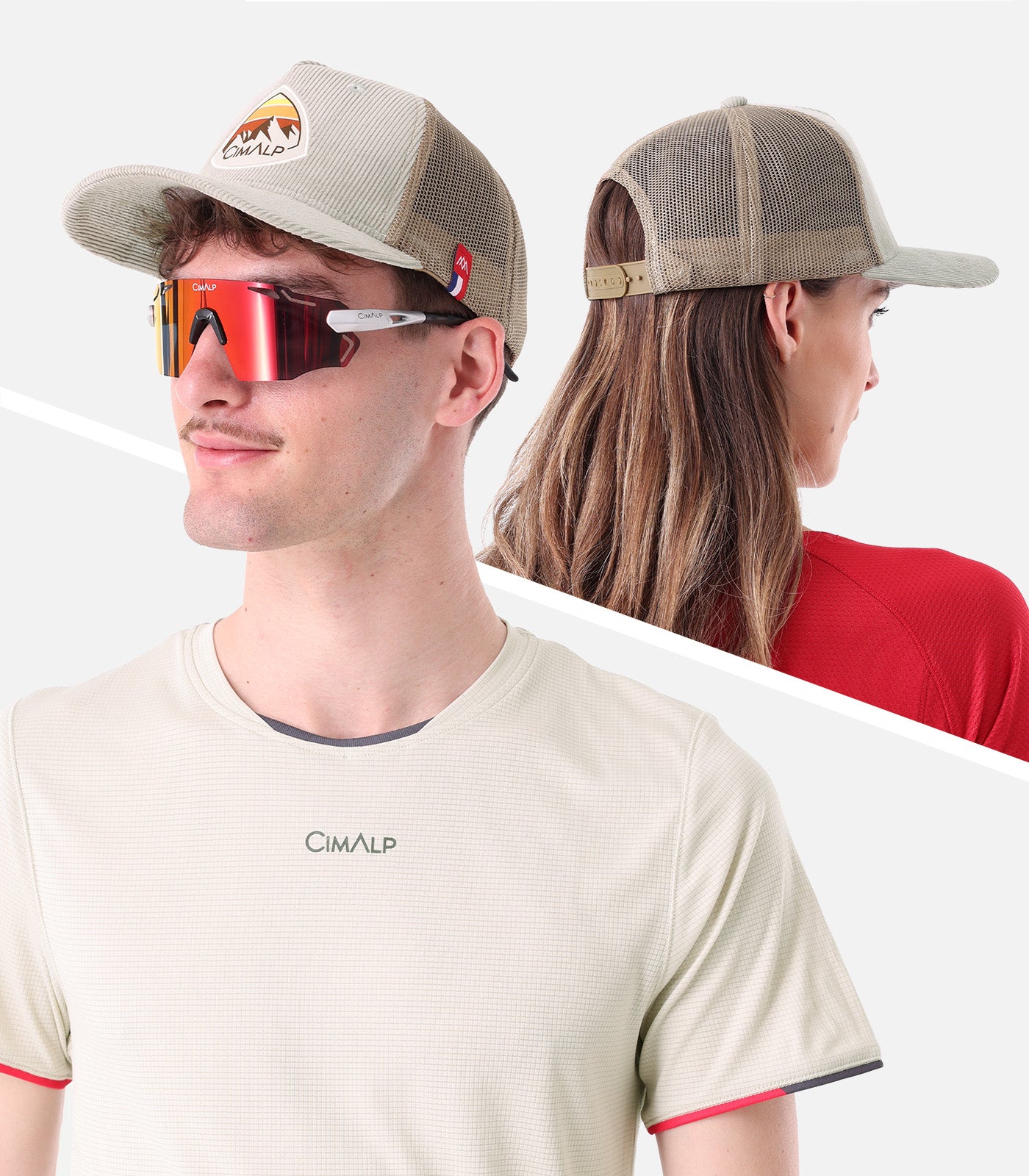 cimalp-trucker-cap-velours-casquette-randonn-e-vert-olive image 8