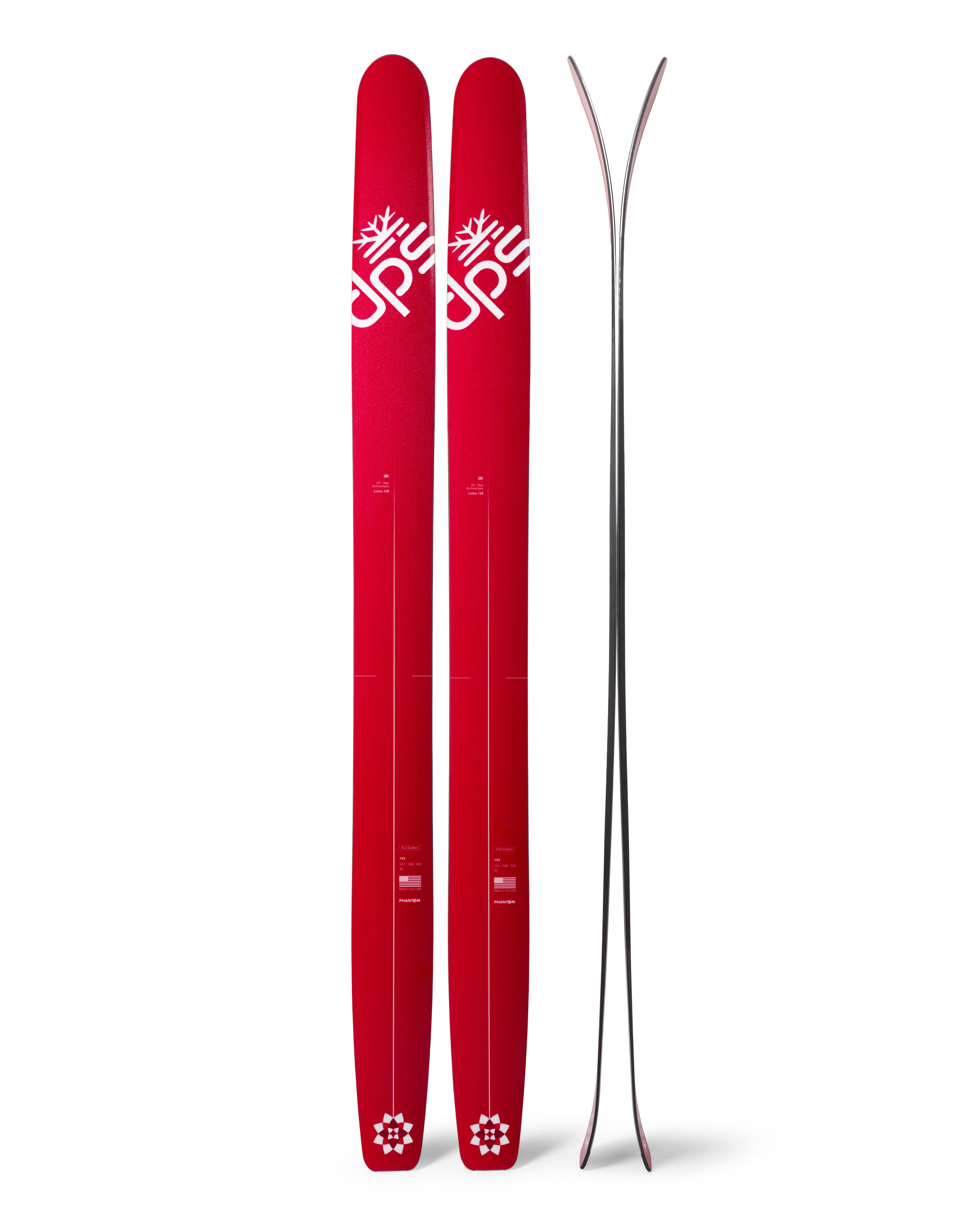 dps-lotus-138-ski-poudreuse-heritage-red-192cm-20-ans image 1