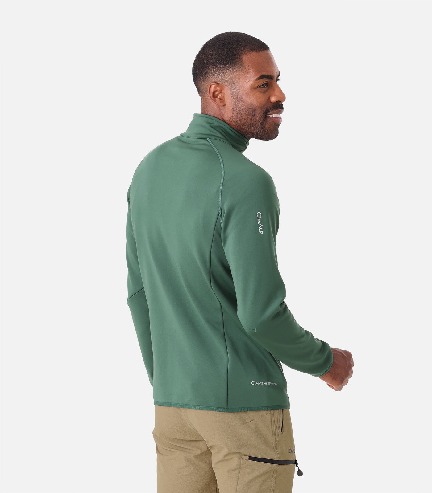 cimalp-warmit-6-h-veste-polaire-homme-coupe-vent-sapin image 4
