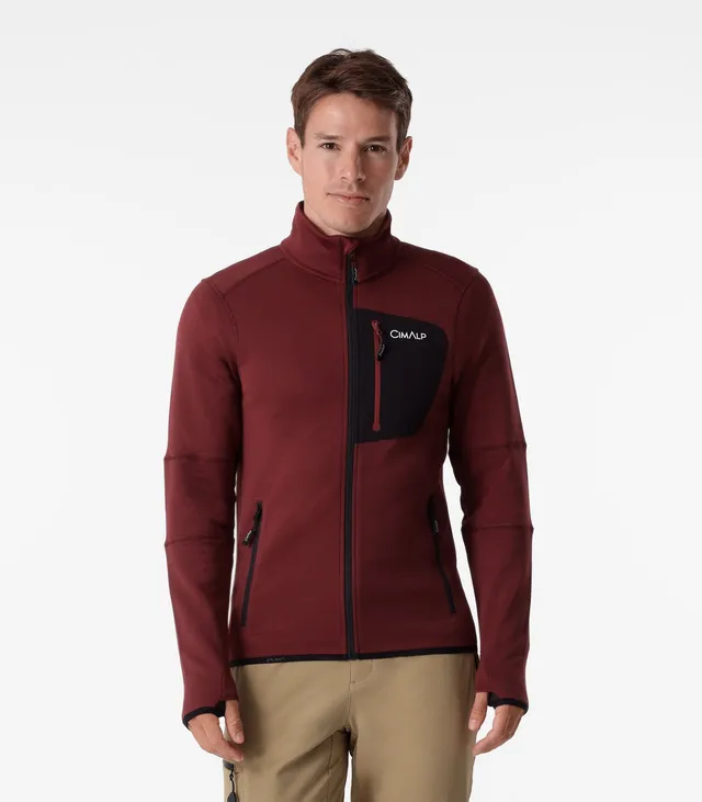 cimalp-brevent-2-h-veste-polaire-homme-noir-stretch image 1