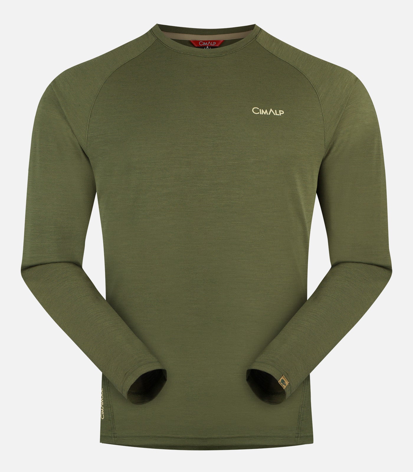 cimalp-charvin-3-h-t-shirt-rando-homme-bordeaux image 2