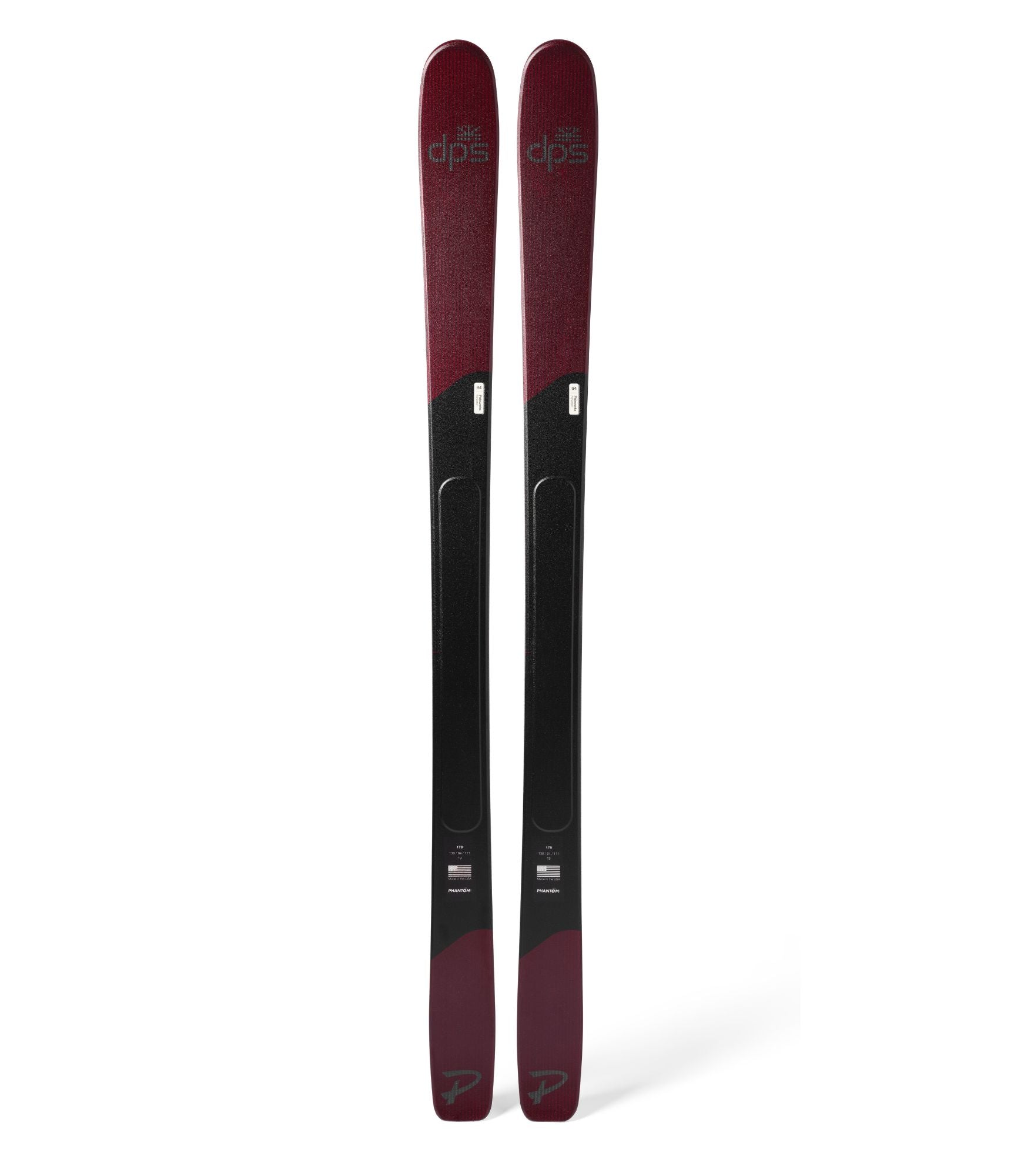 dps-pisteworks-94-ski-piste-178cm-noir-papaya image 6