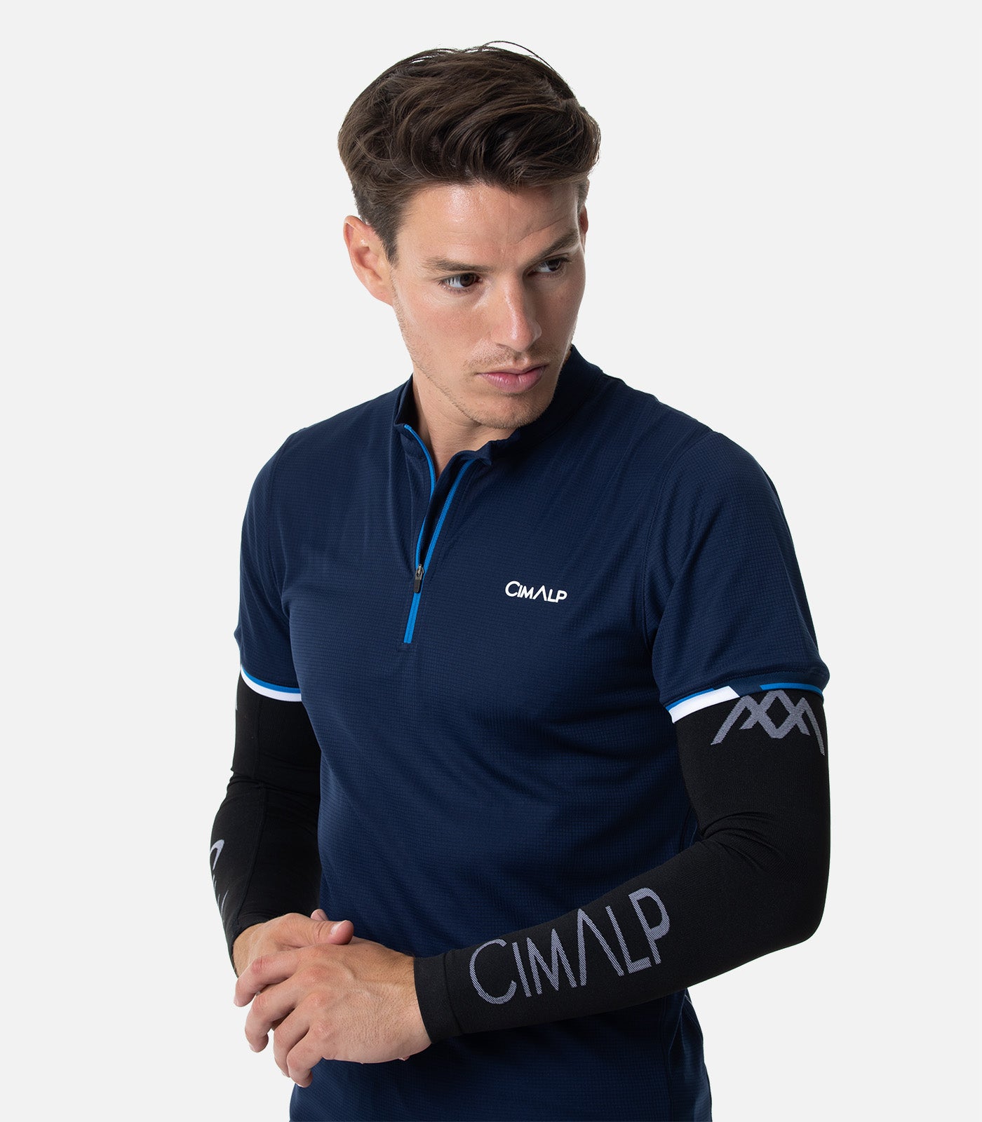 cimalp-run-sleeves-manchettes-trail-running-noir-thermique image 3