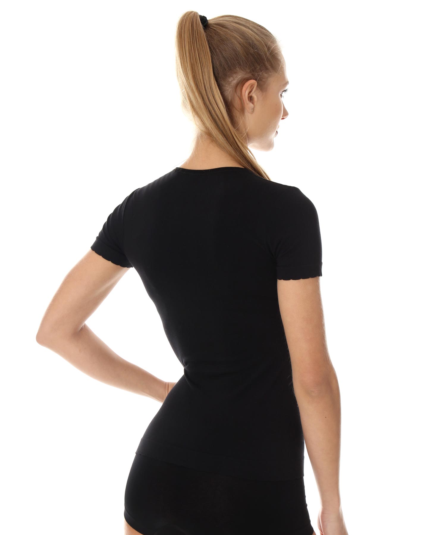 brubeck-comfort-cotton-t-shirt-coton-femme-manche-courte image 2