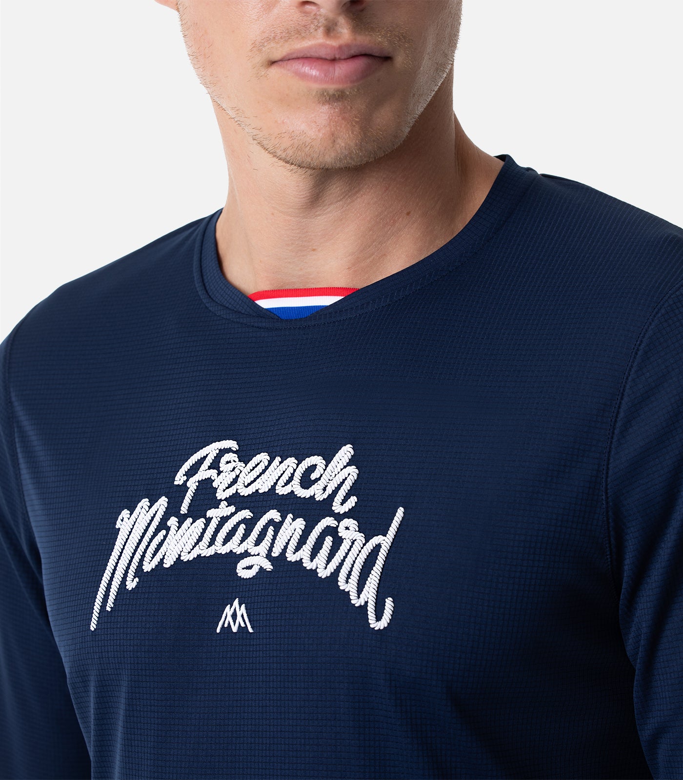 cimalp-french-montagnard-ls-t-shirt-trail-homme-marine-s image 5