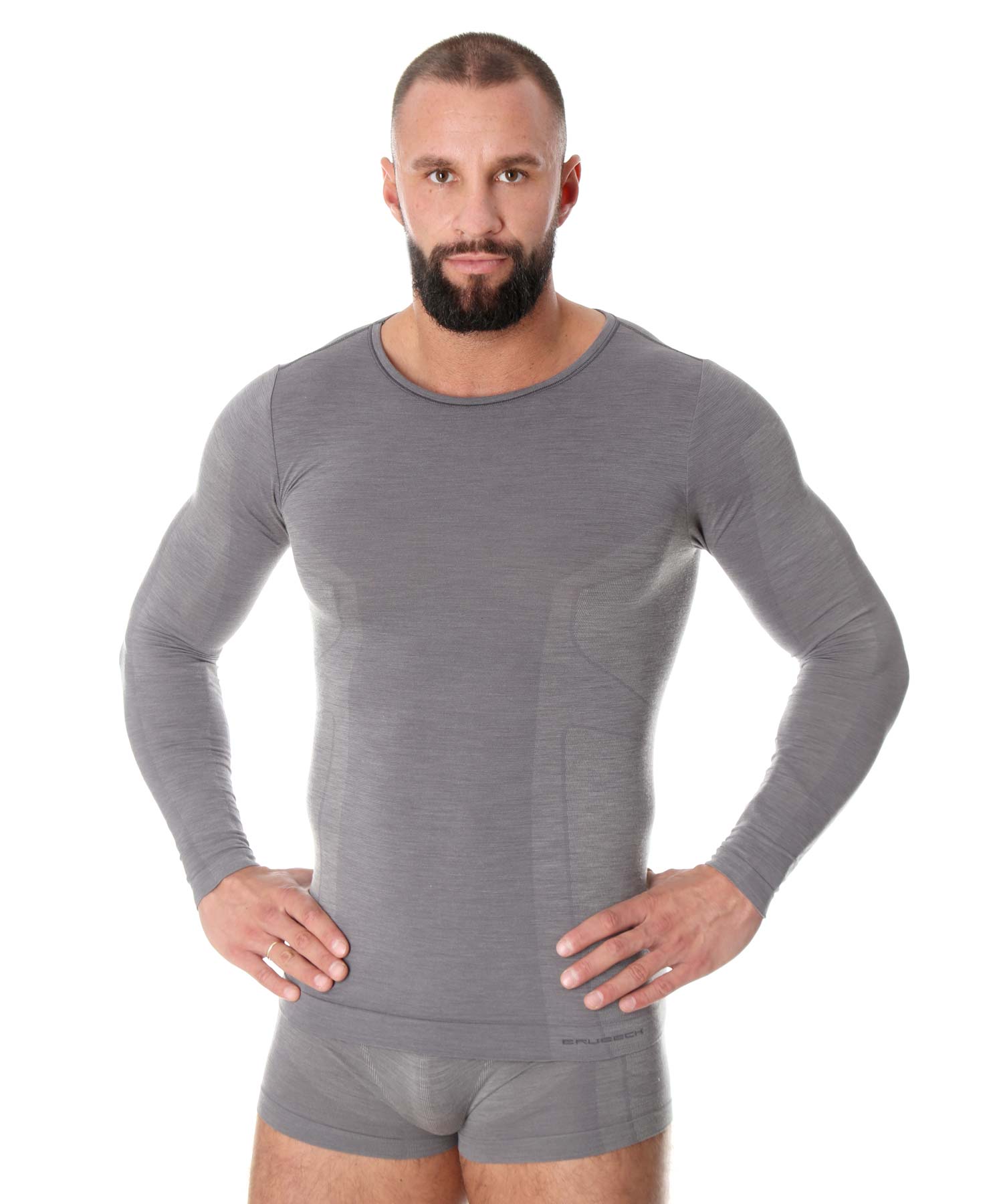 brubeck-comfort-wool-homme-haut-manches-longues-m-rinos-thermique image 7