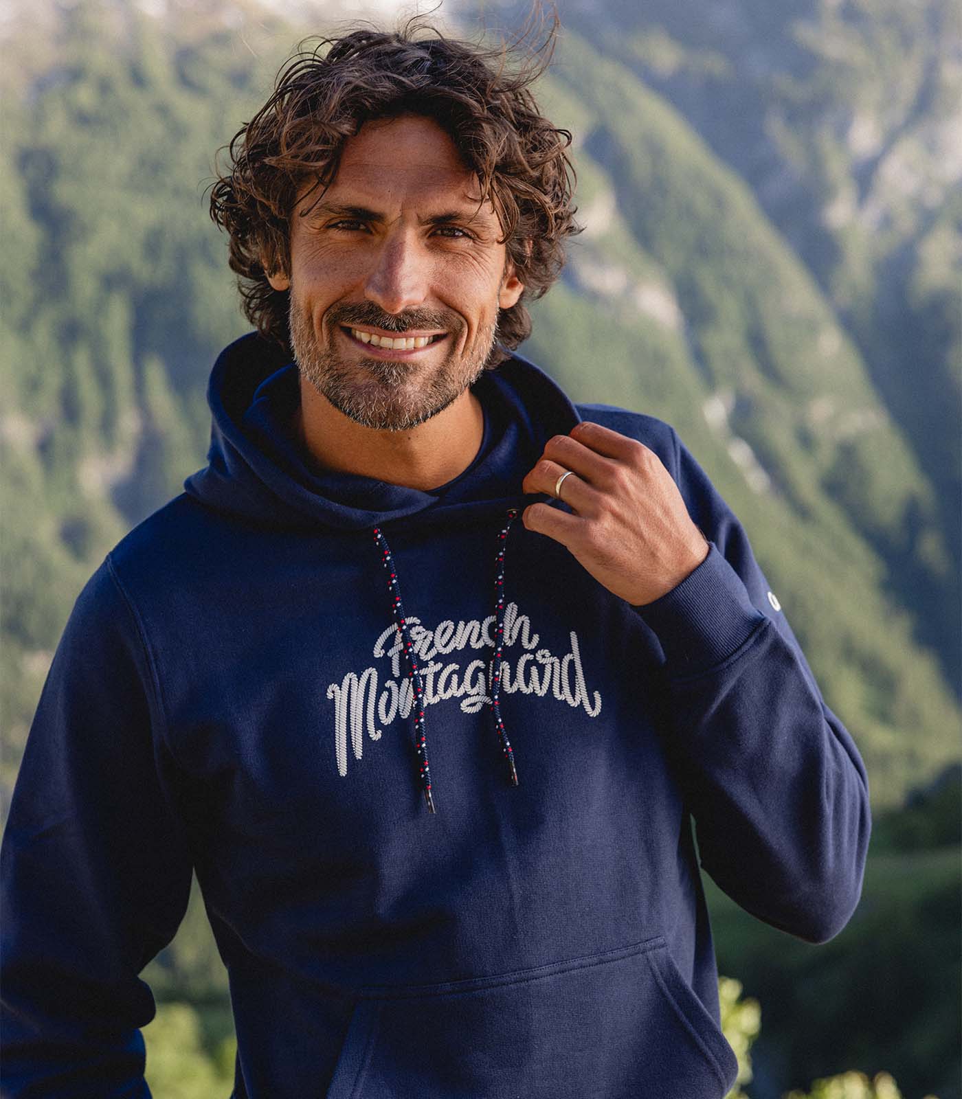 cimalp-french-hoodie-sweat-capuche-marine-coton image 4