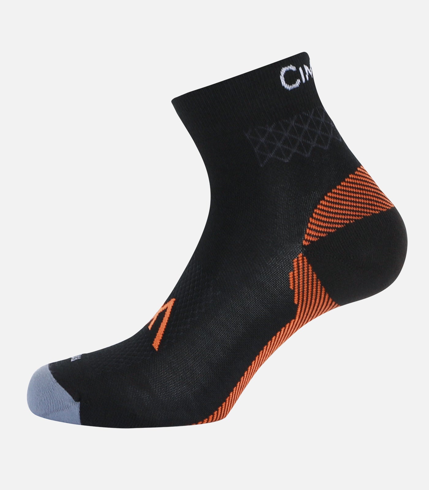 cimalp-run-mid-chaussettes-randonn-e-noir-blanc-merinos image 4