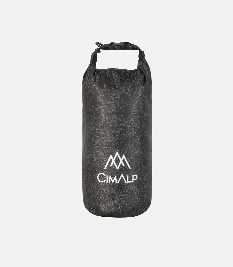cimalp-dry-bag-5l-sac-tanche-randonn-e-noir-roll-top image 1