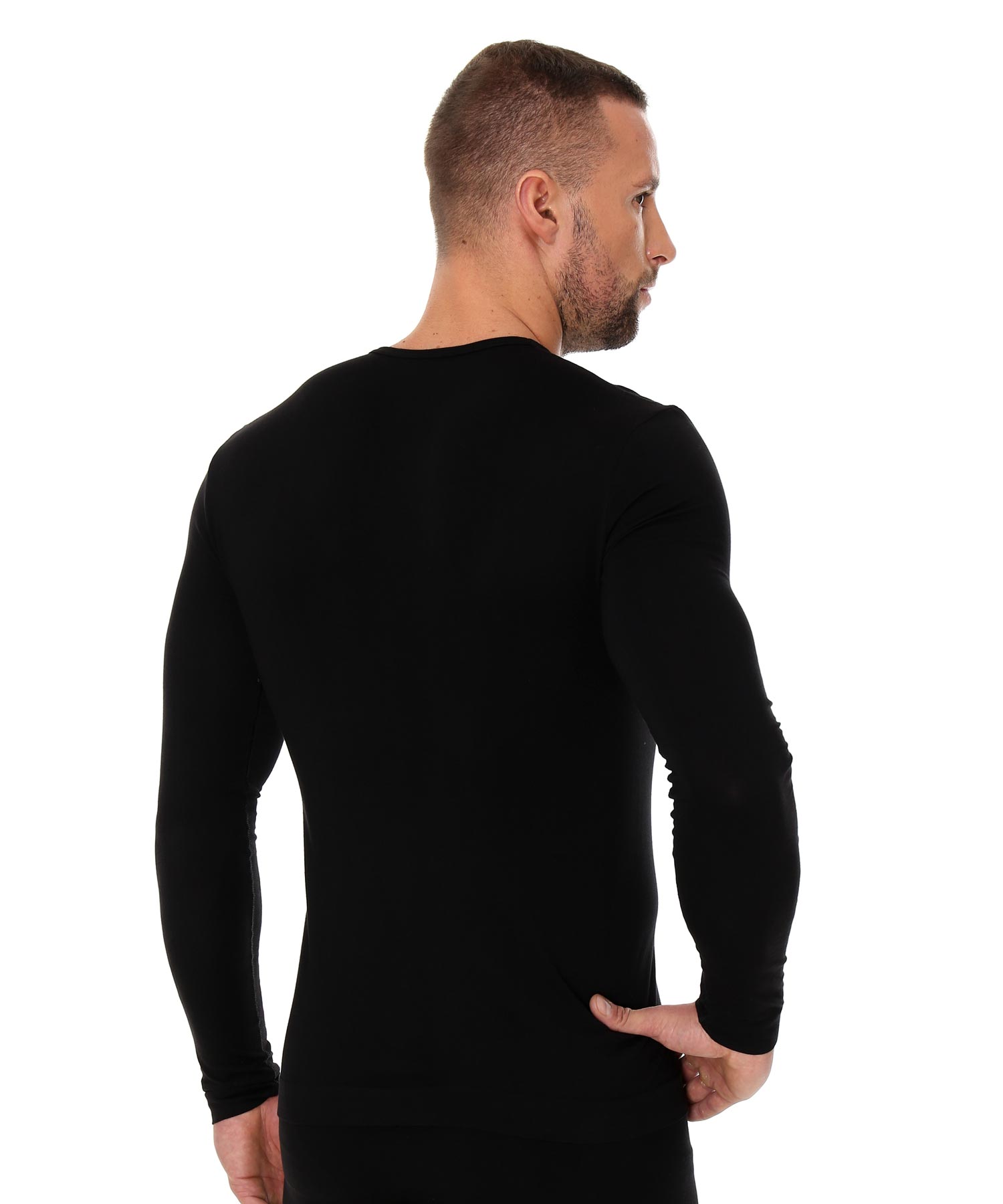brubeck-comfort-cotton-t-shirt-coton-homme-manches-longues image 4