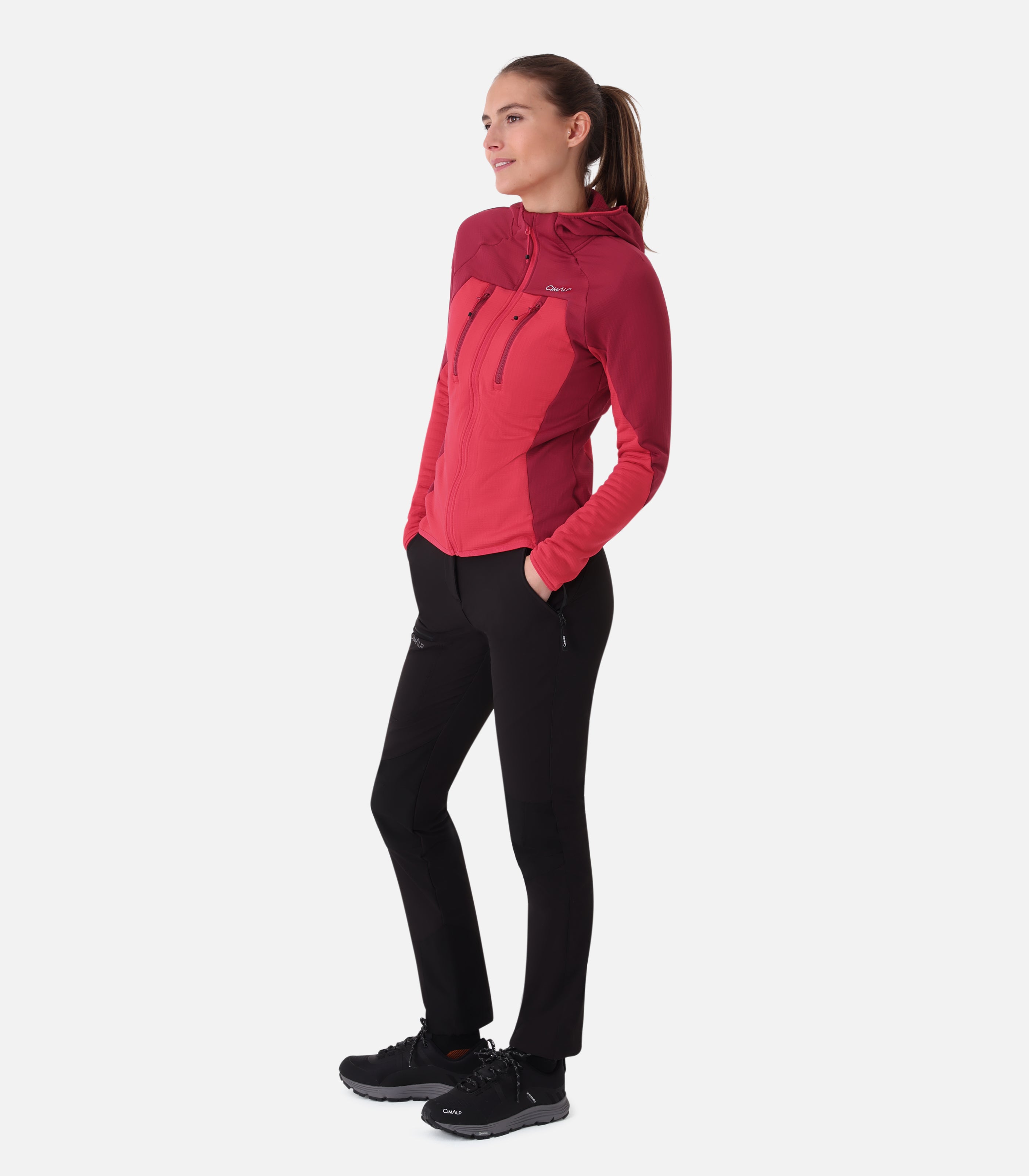 cimalp-torre-2-f-polaire-femme-kaki-respirante image 4