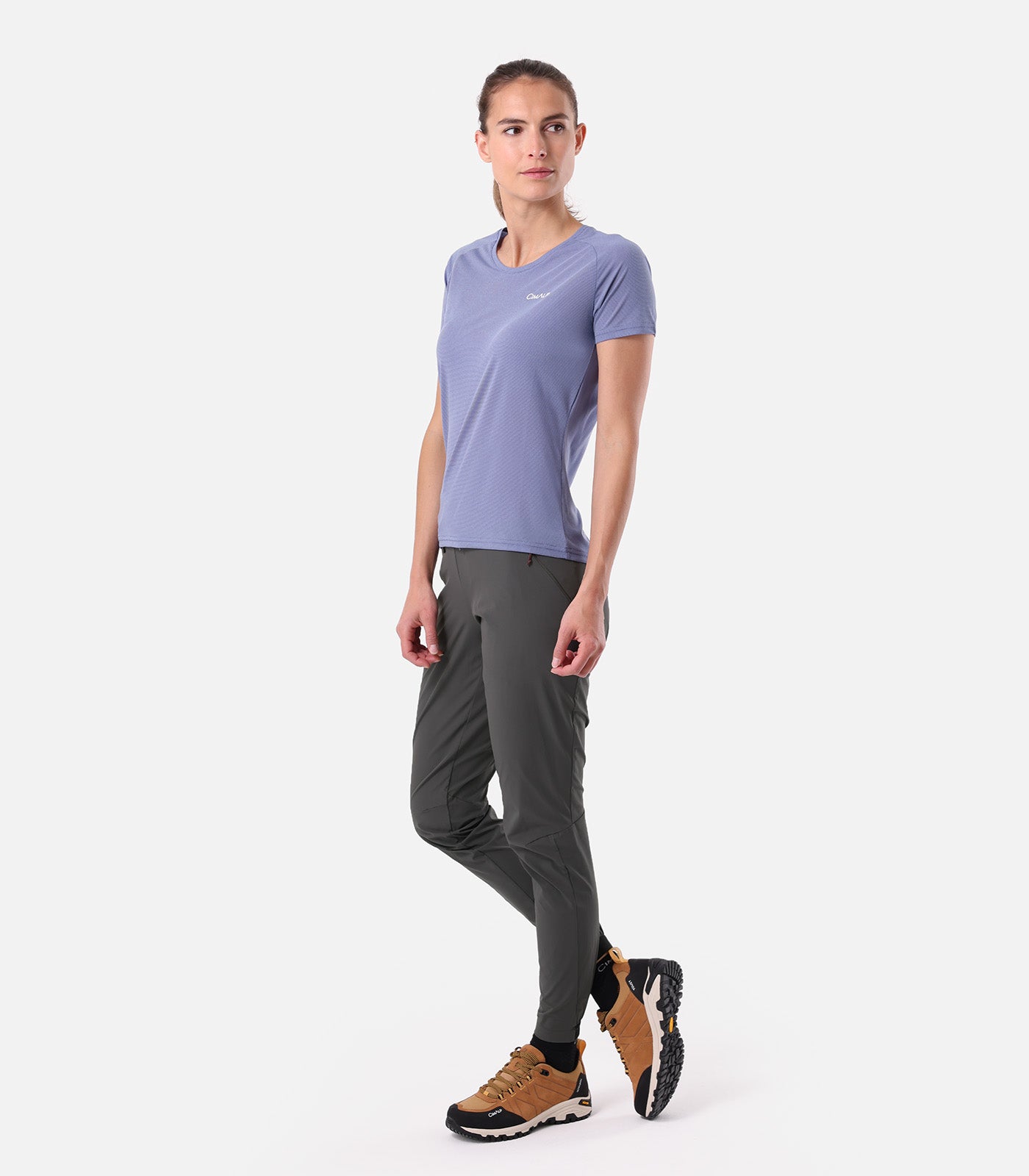 cimalp-oche-f-pantalon-randonn-e-femme-kaki-stretch image 2