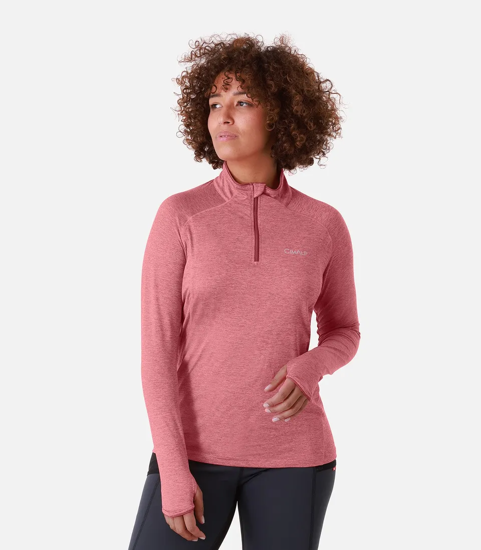 cimalp-gelas-f-t-shirt-randonn-e-thermique-rose image 1