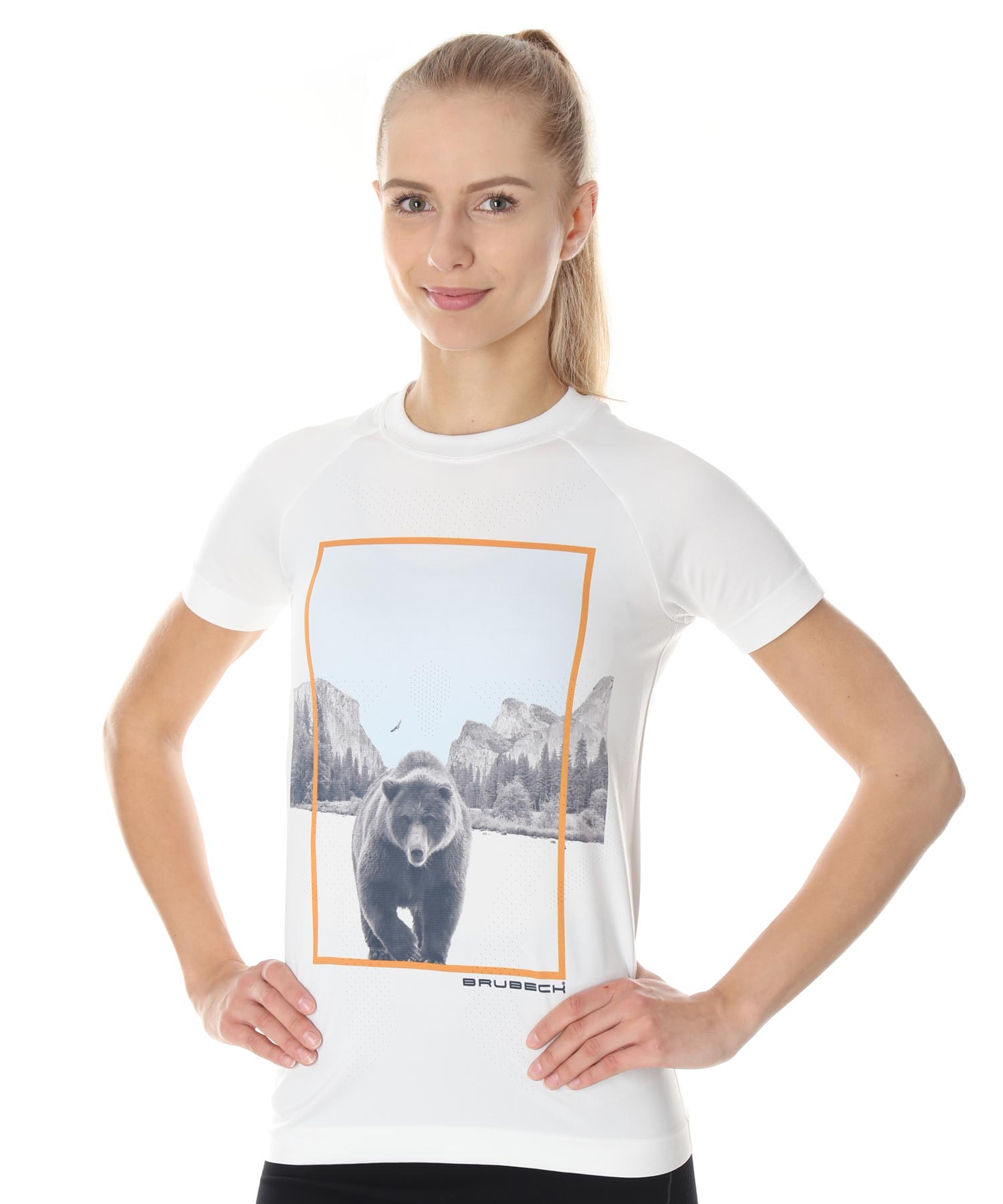 brubeck-city-air-t-shirt-thermoactif-femme-manches-courtes-sans-coutures image 1