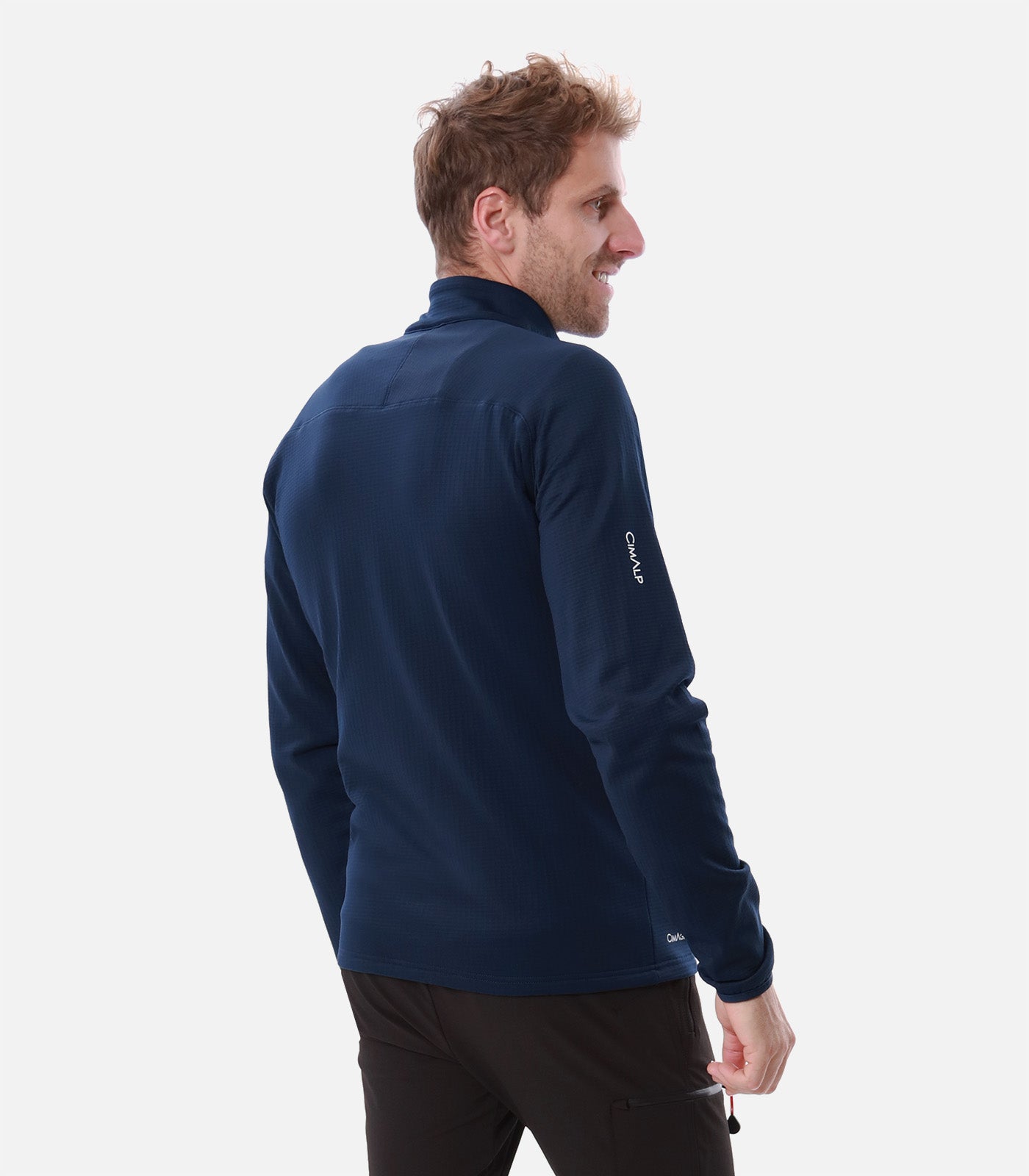 cimalp-chiran-h-veste-polaire-homme-bordeaux-respirante image 4