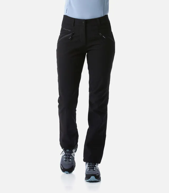 cimalp-quebec-court-2-pantalon-rando-femme-noir-polaire image 1
