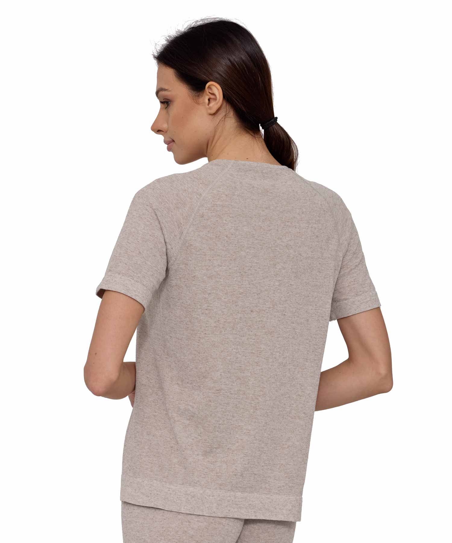 brubeck-comfort-night-femme-t-shirt-pyjama-lin-manches-courtes image 8