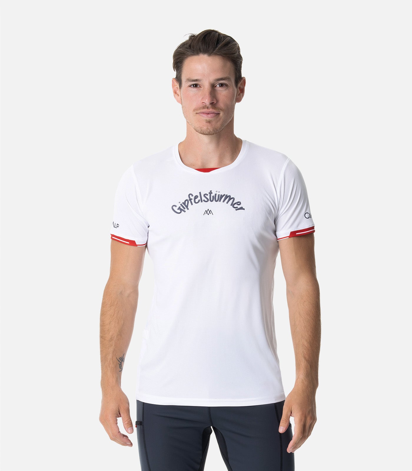 cimalp-german-montagnard-t-shirt-trail-homme-blanc-100g image 1