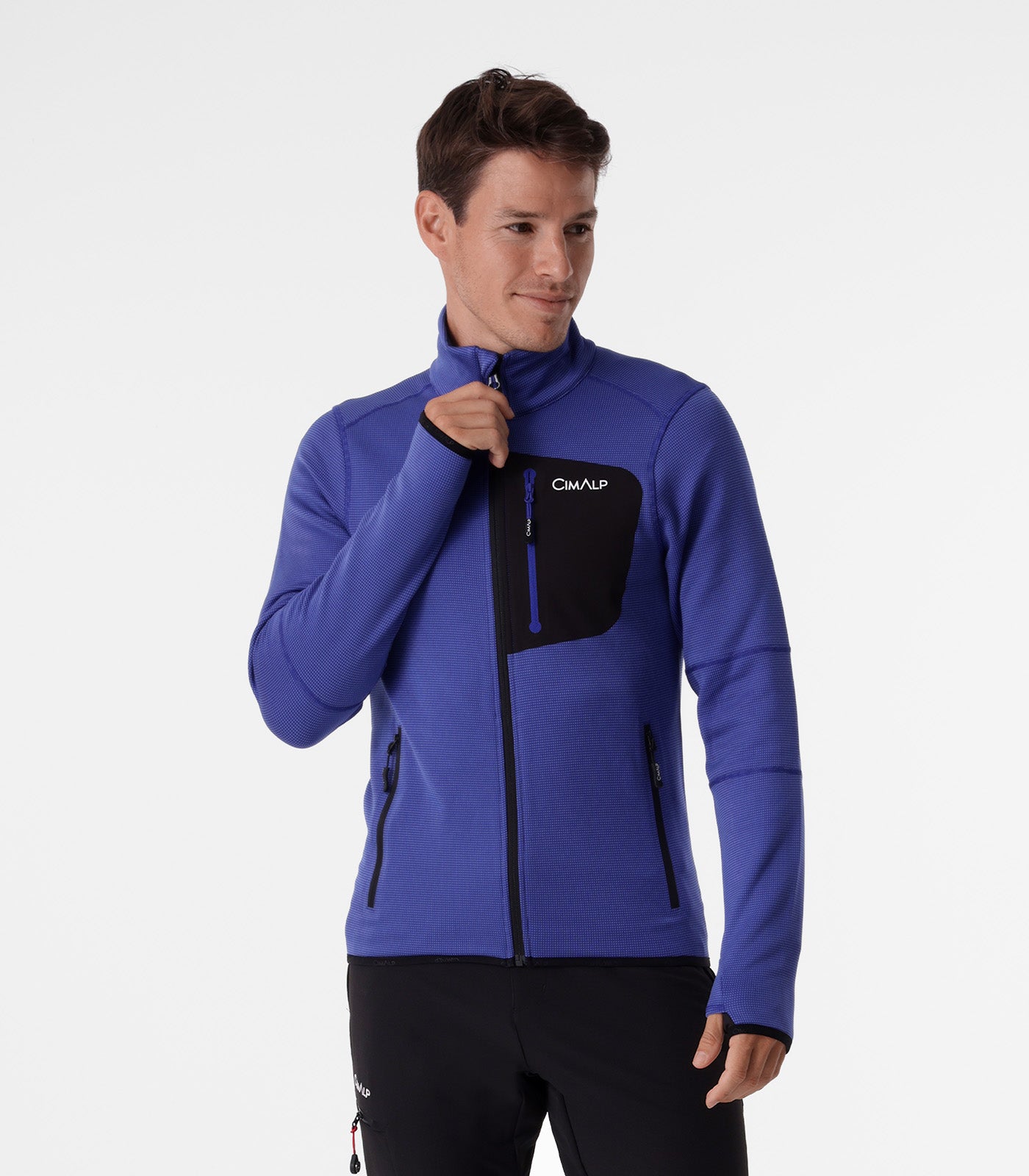 cimalp-brevent-2-h-veste-polaire-homme-noir-stretch image 7