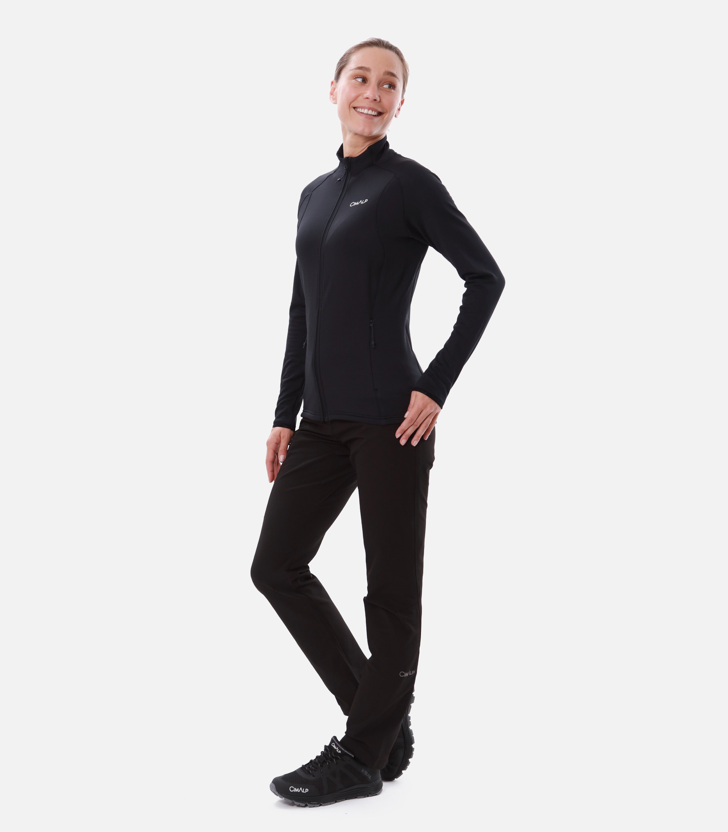 cimalp-bisanne-f-veste-polaire-femme-rouge-m-respirante image 3