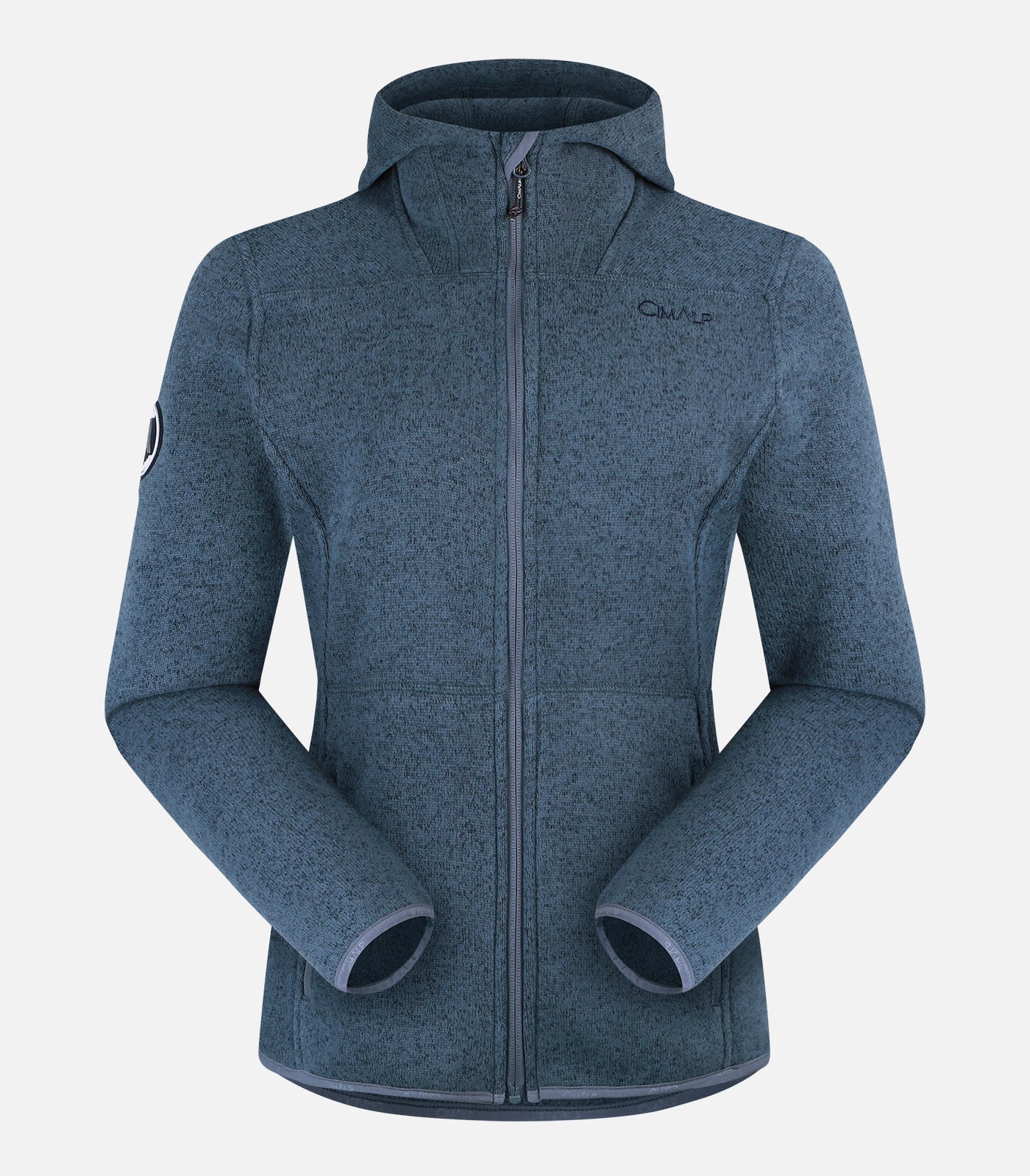 cimalp-veymont-4-f-veste-polaire-prune-m-capuche image 2