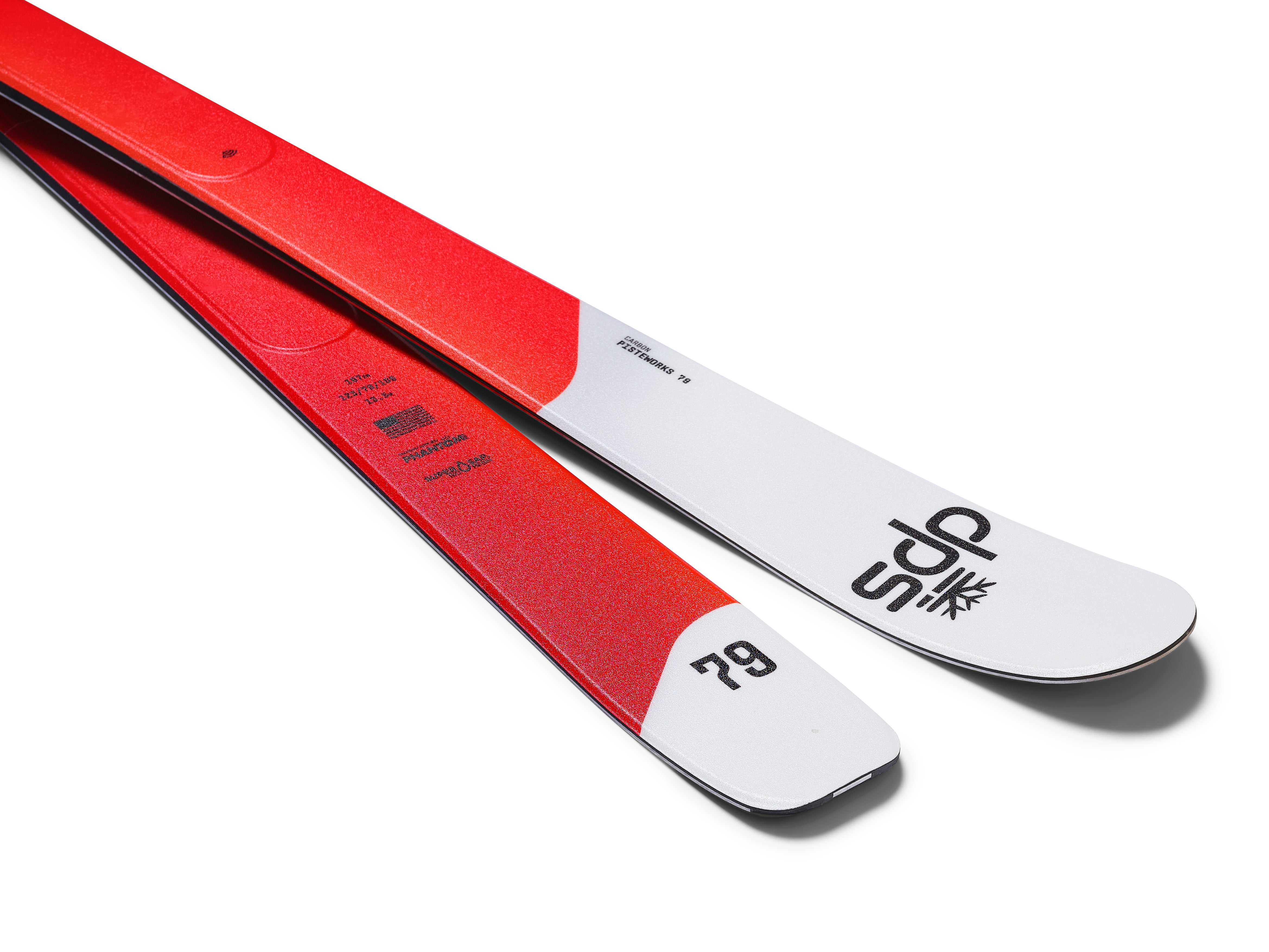 dps-pisteworks-79-ski-de-piste-papaya-white-174-cm image 2