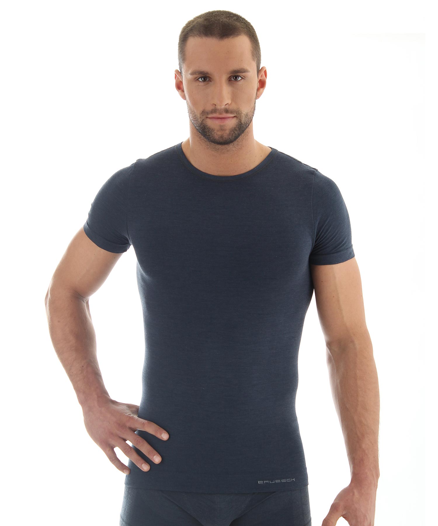 brubeck-comfort-wool-t-shirt-thermique-homme-m-rinos-manches-courtes image 4
