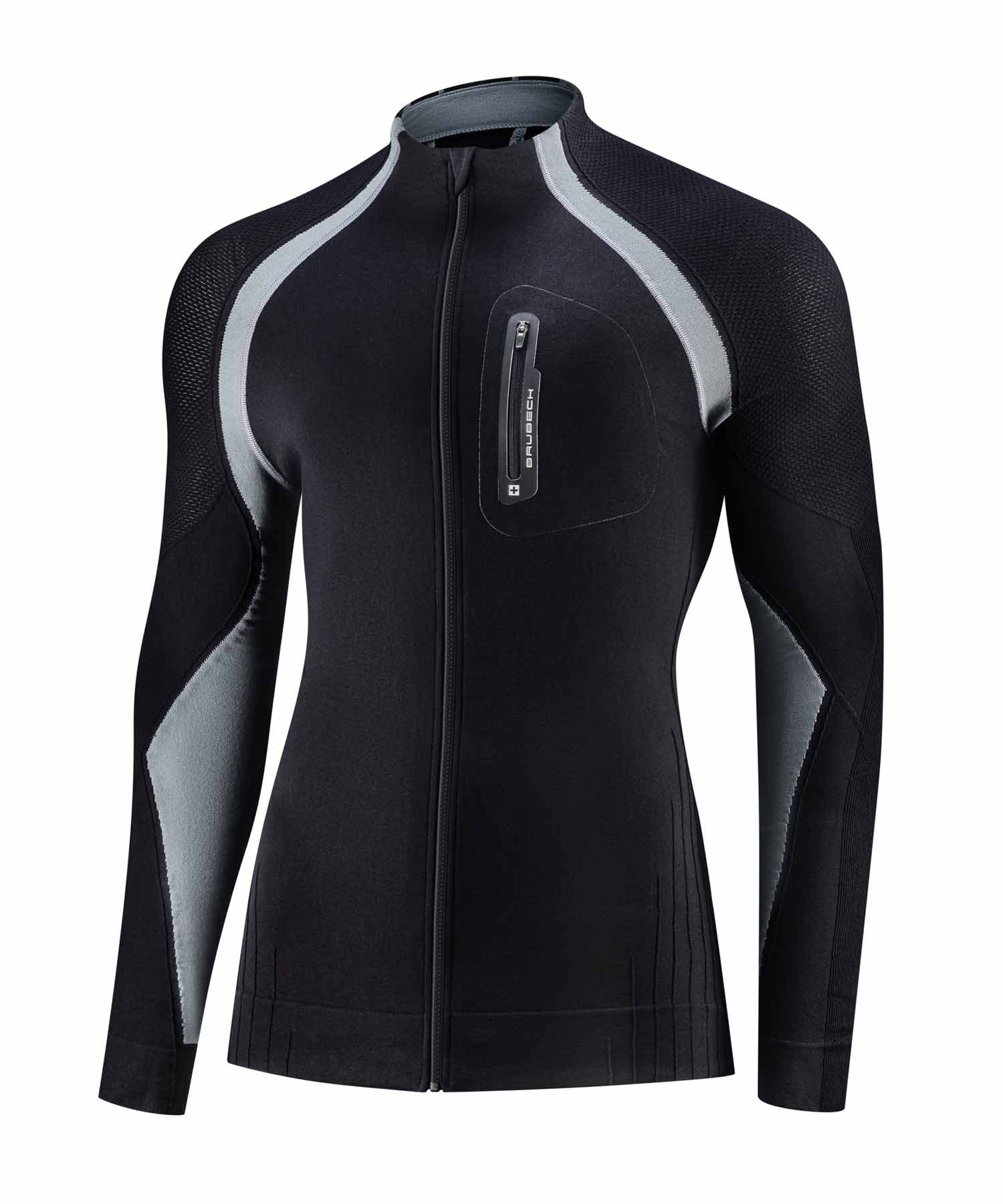 brubeck-athletic-active-pro-sweat-zipp-homme-thermique image 7