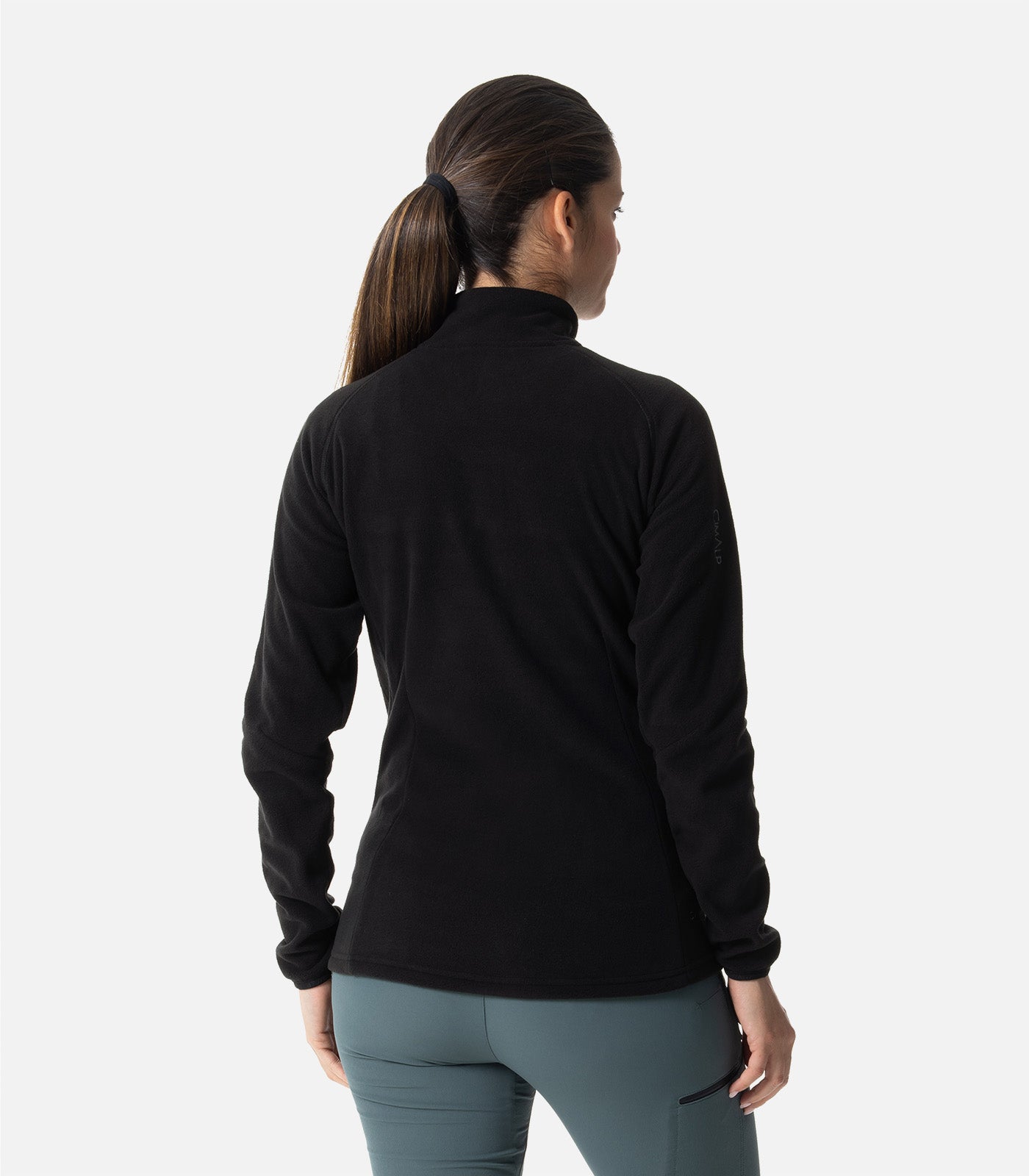 cimalp-alaska-5-veste-polaire-femme-vert-canard-recycl-e image 4