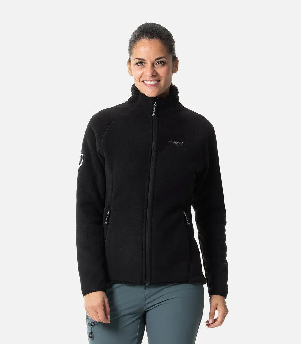 cimalp-norv-ge-6-f-polaire-femme-vert-fonc-chaude image 1