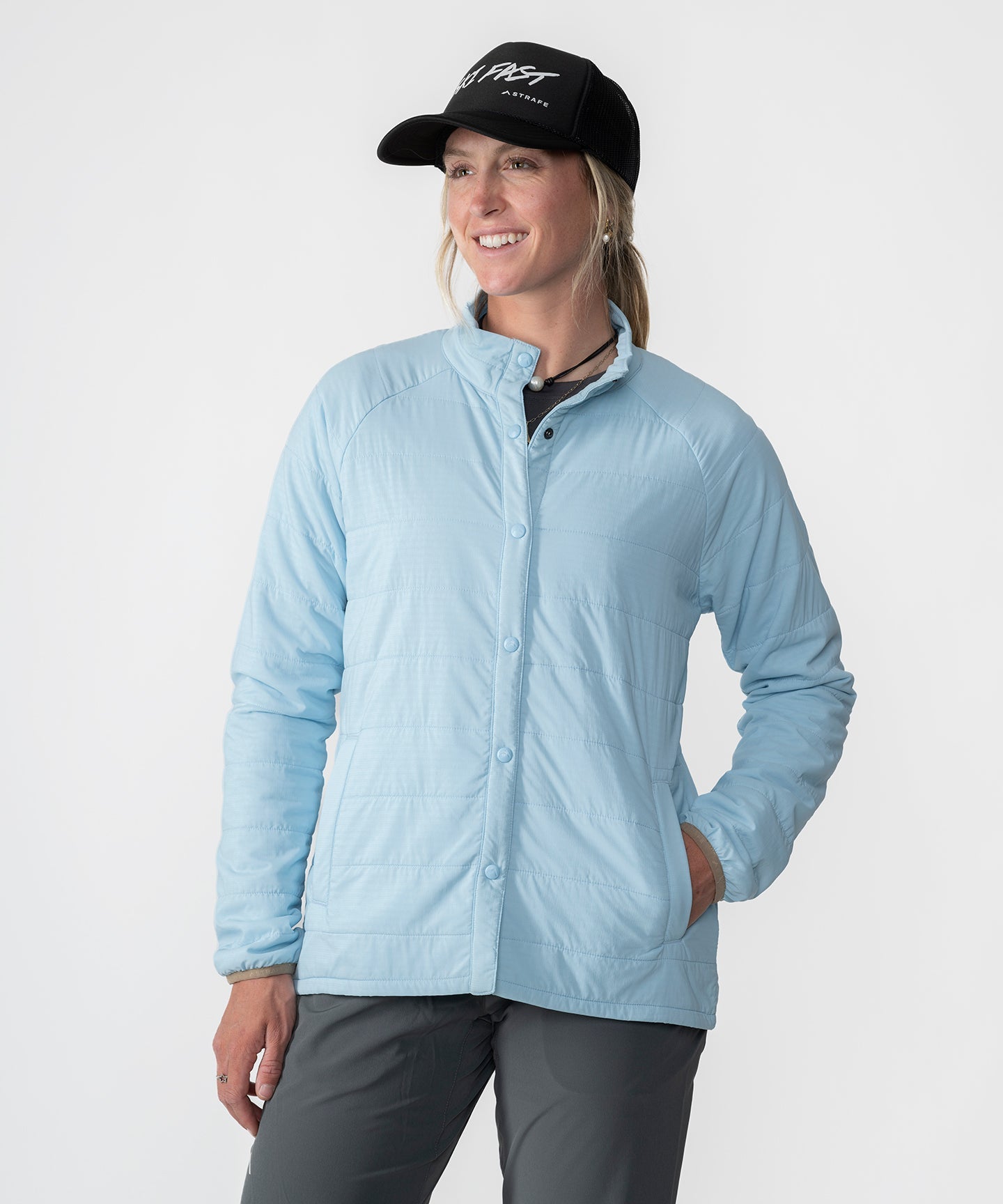 strafe-highlands-veste-isolante-femme-bleue-m image 5