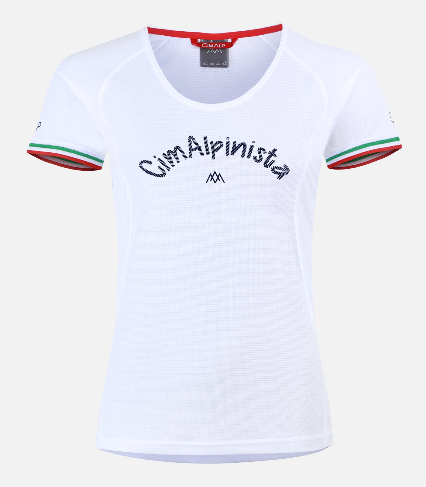 cimalp-italian-montagnard-t-shirt-trail-bleu-femme image 2