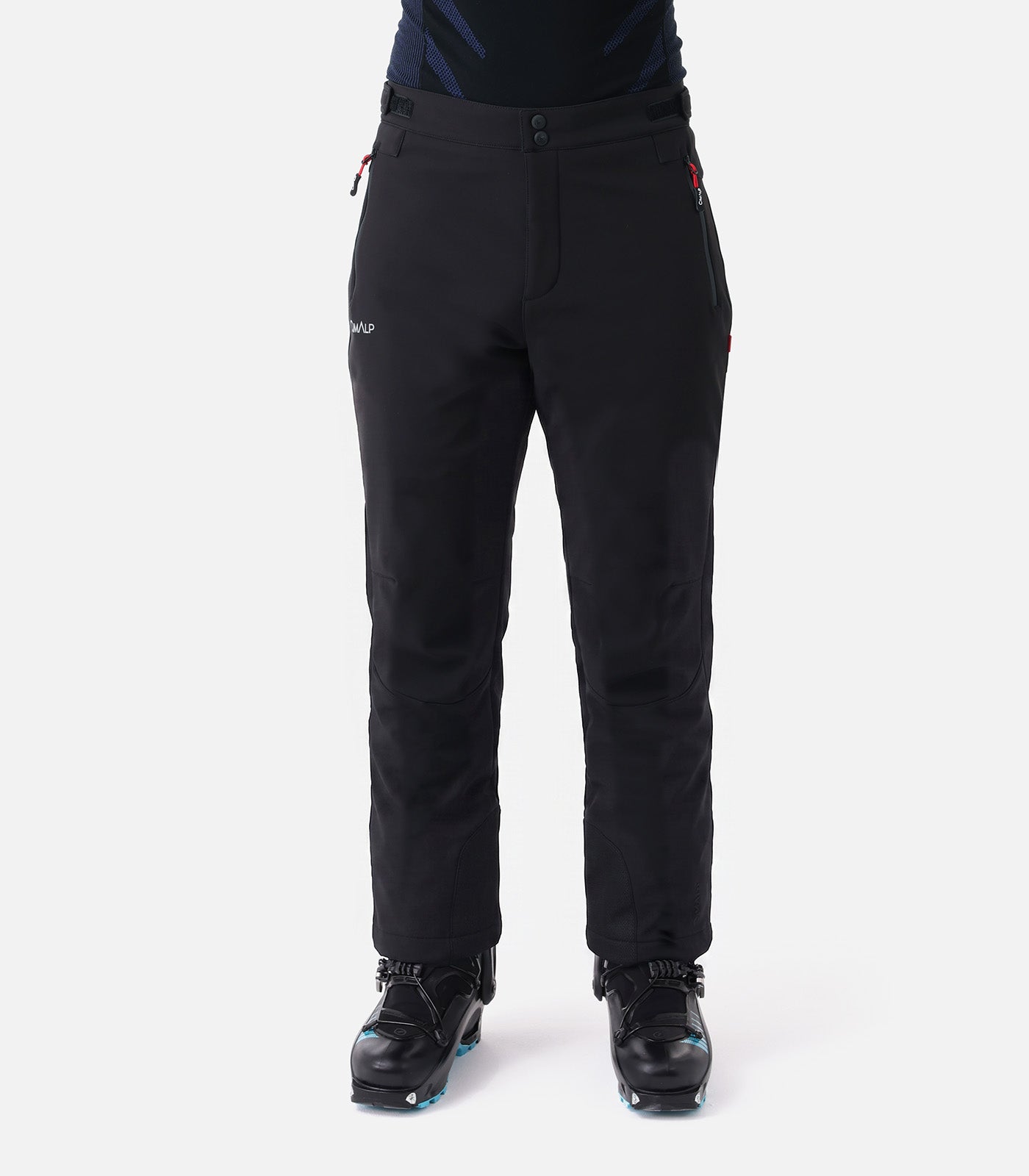 cimalp-snow-pant-court-4-h-pantalon-ski-court-noir image 8