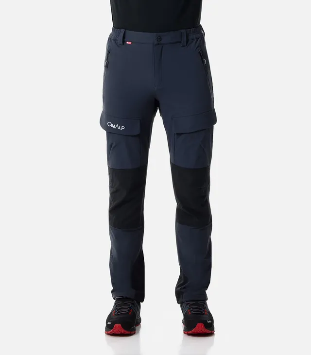 cimalp-laos-court-6-h-pantalon-rando-homme-anthracite-stretch image 1