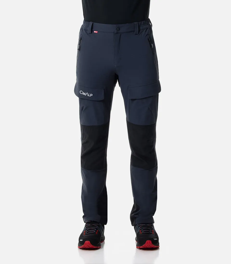 cimalp-laos-court-6-h-pantalon-rando-homme-anthracite-stretch image 1