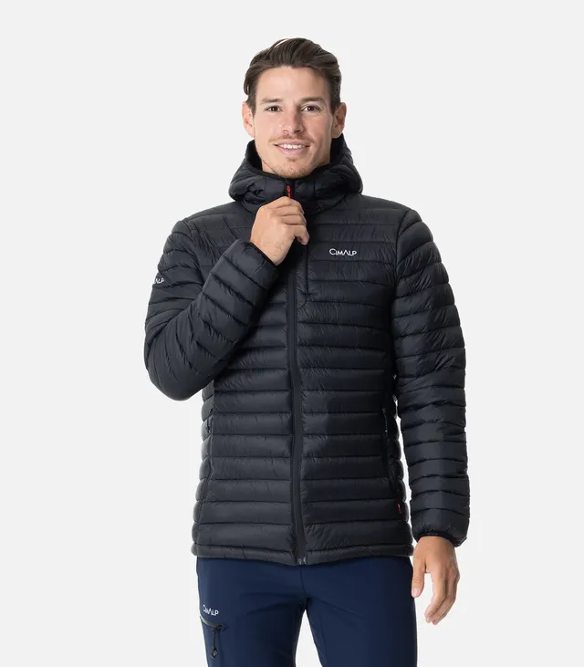 cimalp-meije-h-doudoune-homme-noir-synth-tique-capuche image 1