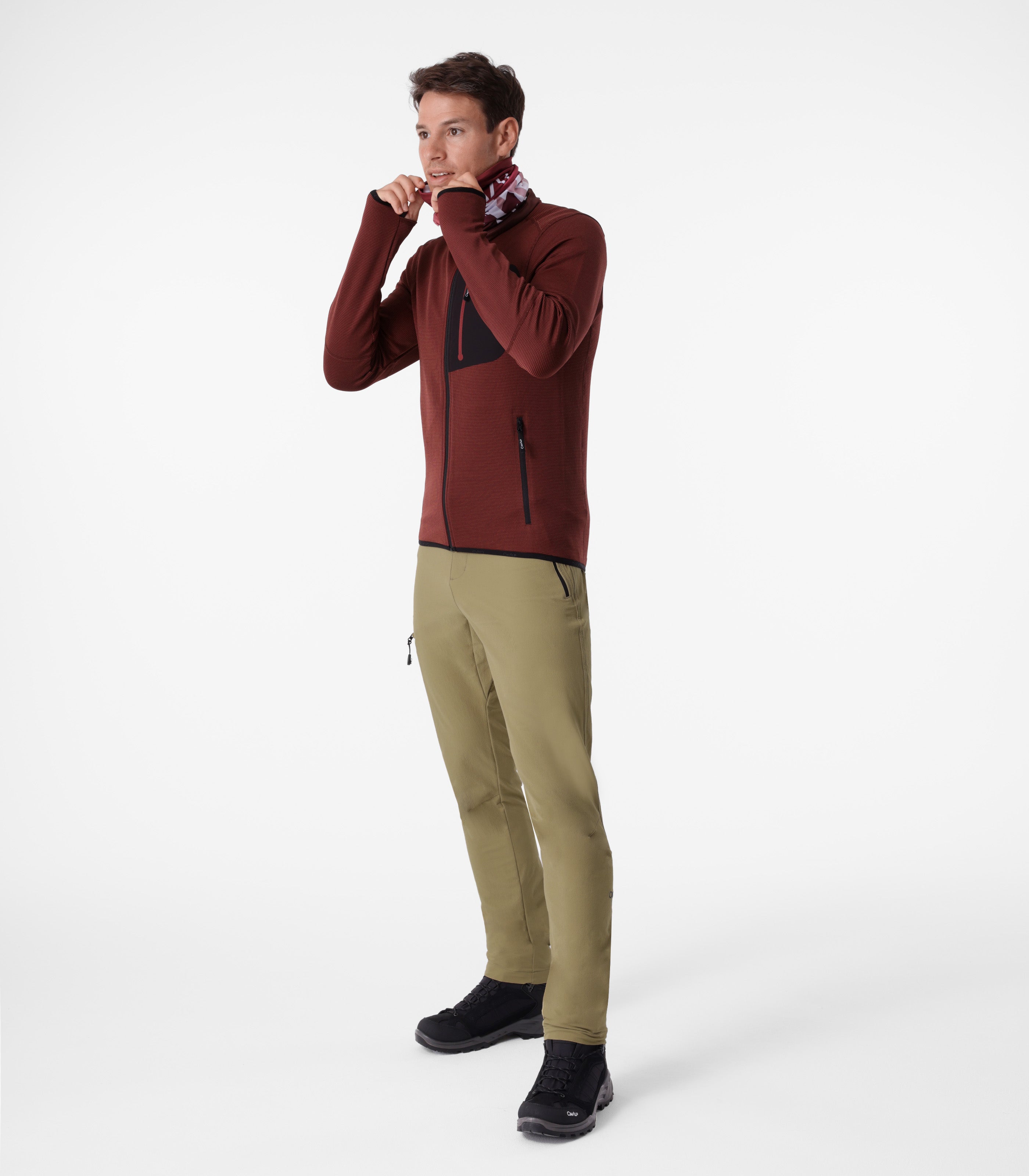 cimalp-brevent-2-h-veste-polaire-homme-noir-stretch image 3