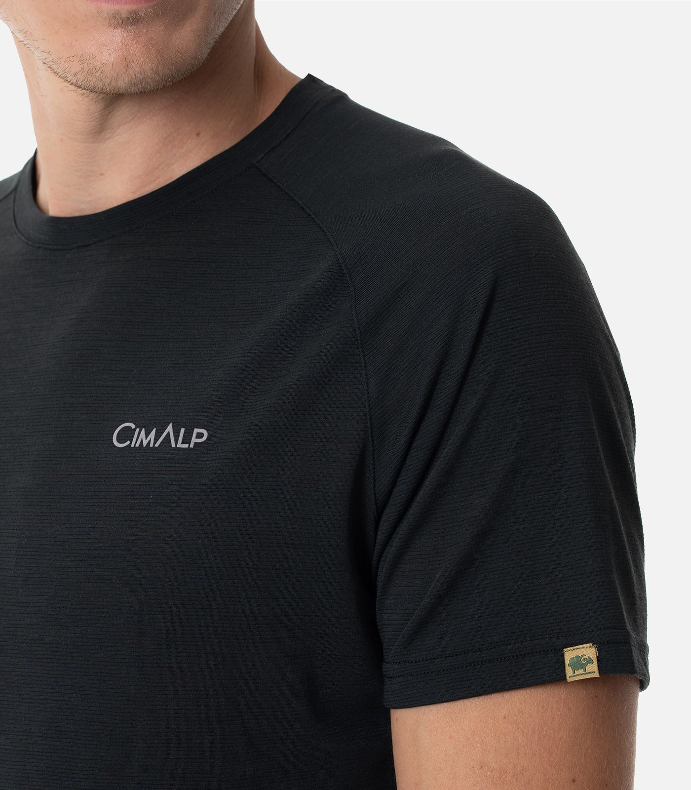 cimalp-clapier-3-h-t-shirt-merinos-homme-sable-respirant image 6