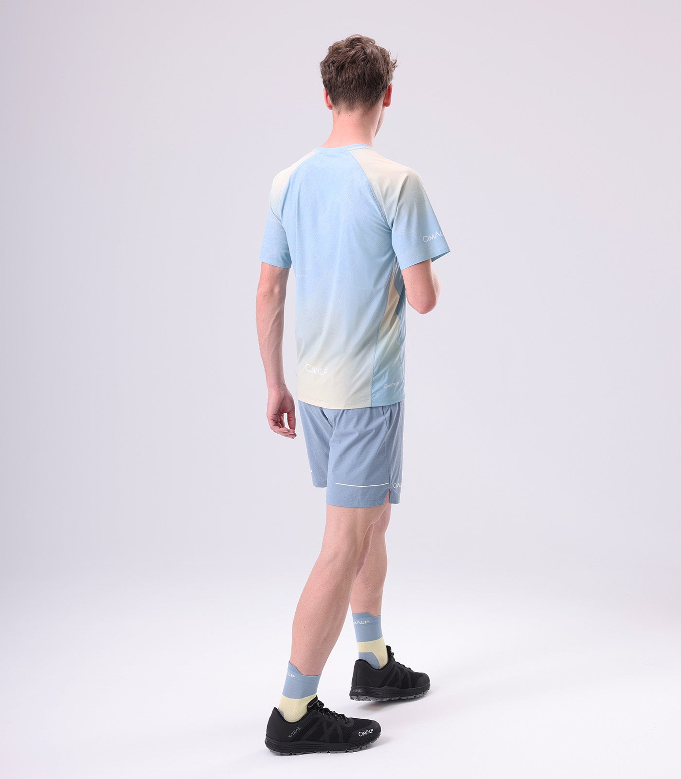 cimalp-team-4-h-t-shirt-trail-homme-bleu-gris-respirant image 3