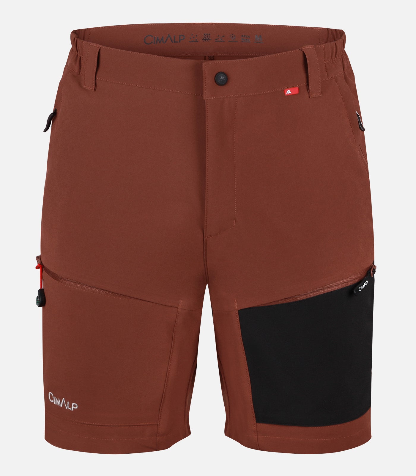 cimalp-rock-medium-2-h-short-randonnee-homme-marron-stretch image 8