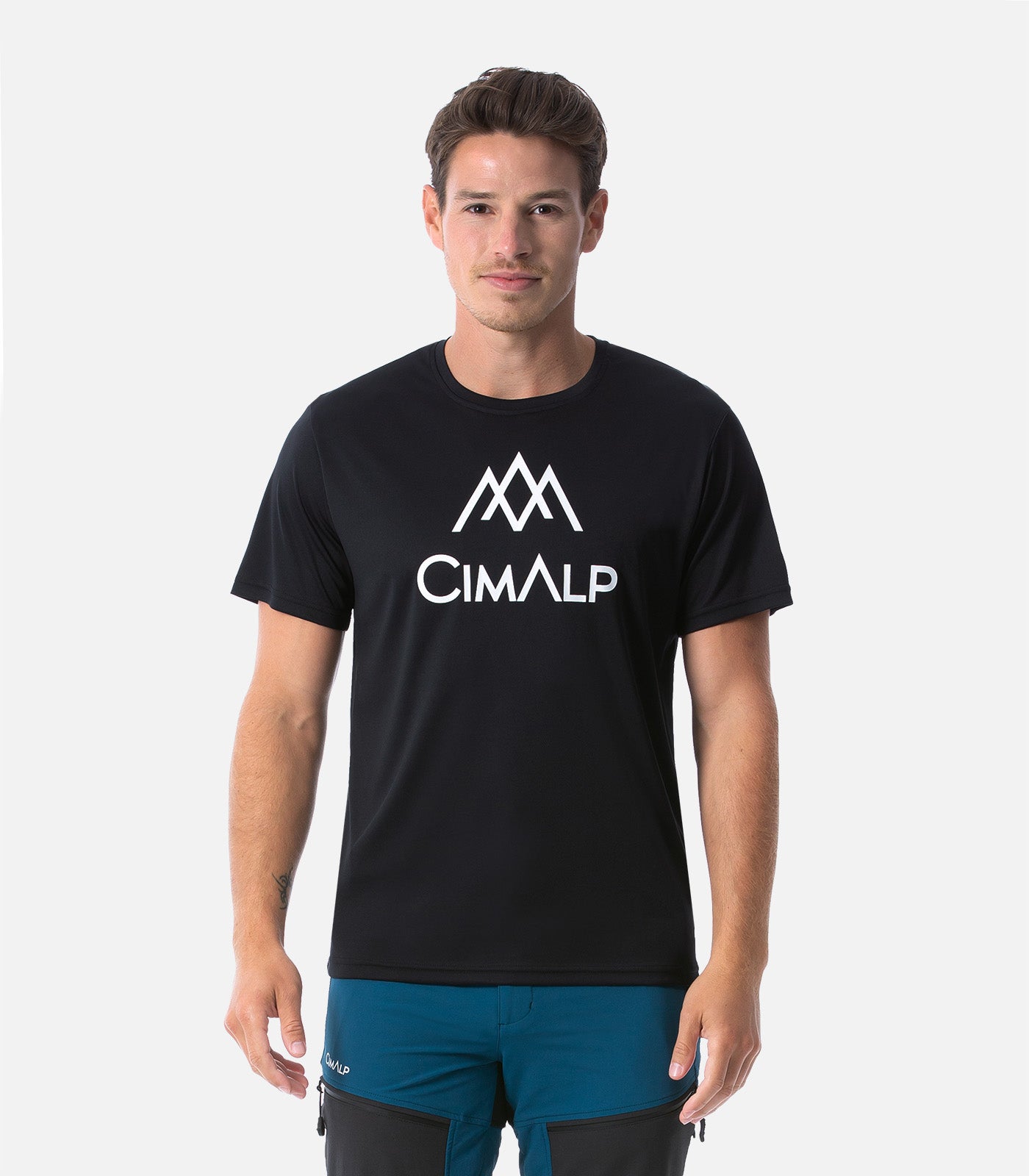 cimalp-impact-h-t-shirt-rando-homme-noir-recycl-respirant image 1
