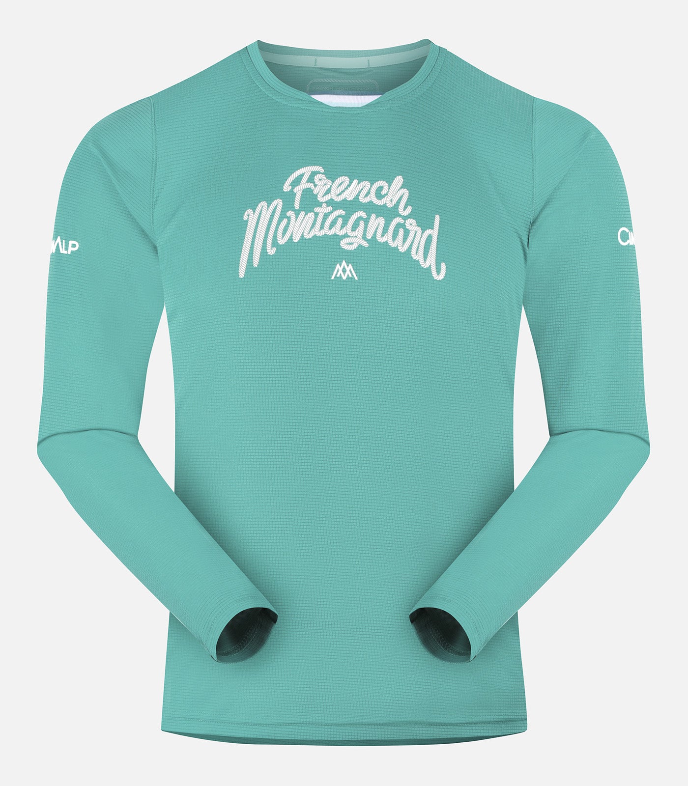 cimalp-french-montagnard-ls-2-h-t-shirt-trail-homme-vert image 2