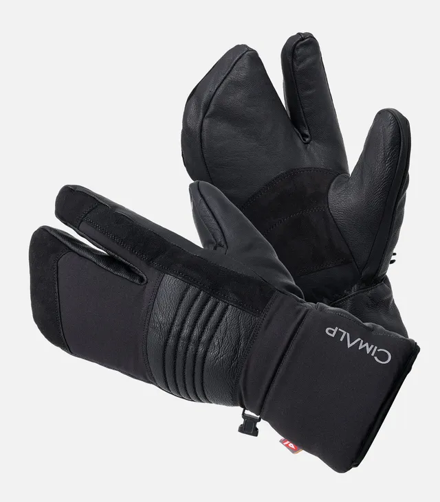 cimalp-ski-3-fingers-gants-ski-noir-chaud-grand-froid image 1