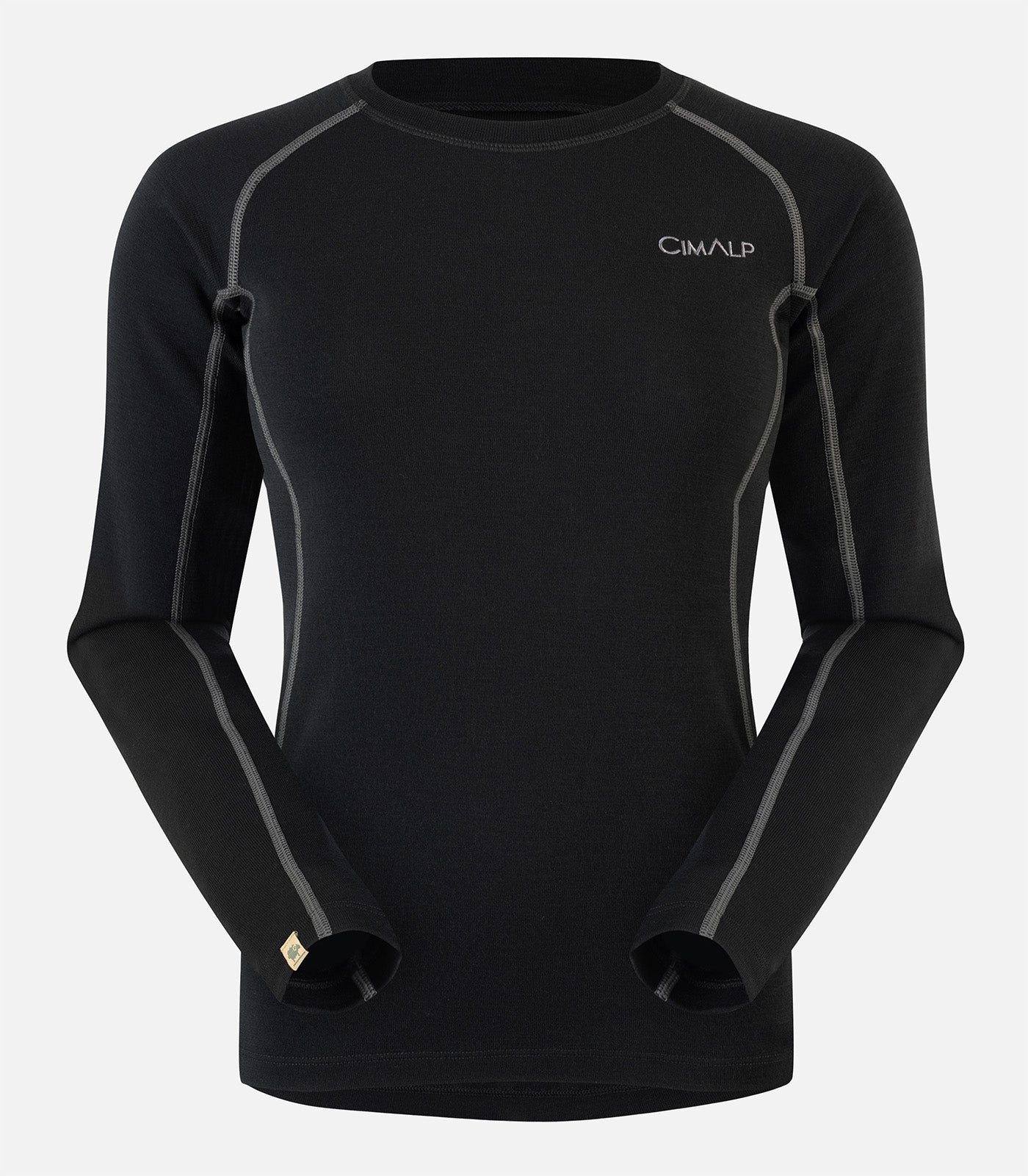 cimalp-wool-top-150-f-sous-v-tement-thermique-femme-noir-laine image 6