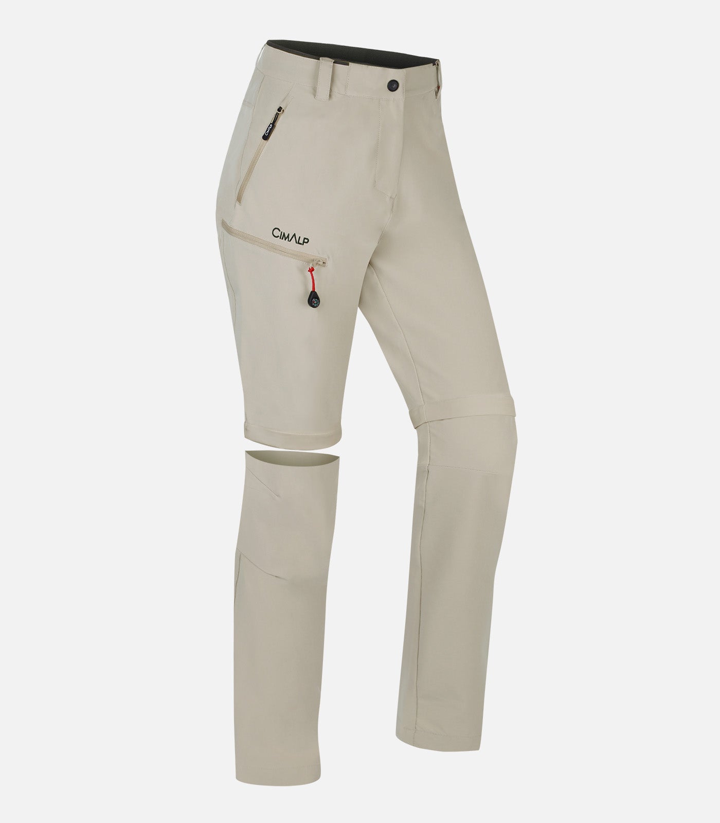 cimalp-claret-f-pantalon-rando-femme-convertible-sable image 2