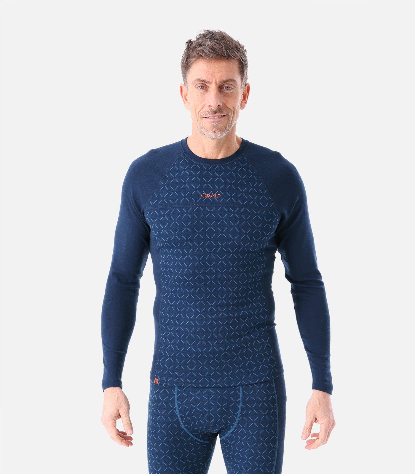 cimalp-wool-top-2-h-haut-m-rinos-homme-bleu-fonc-thermique image 1